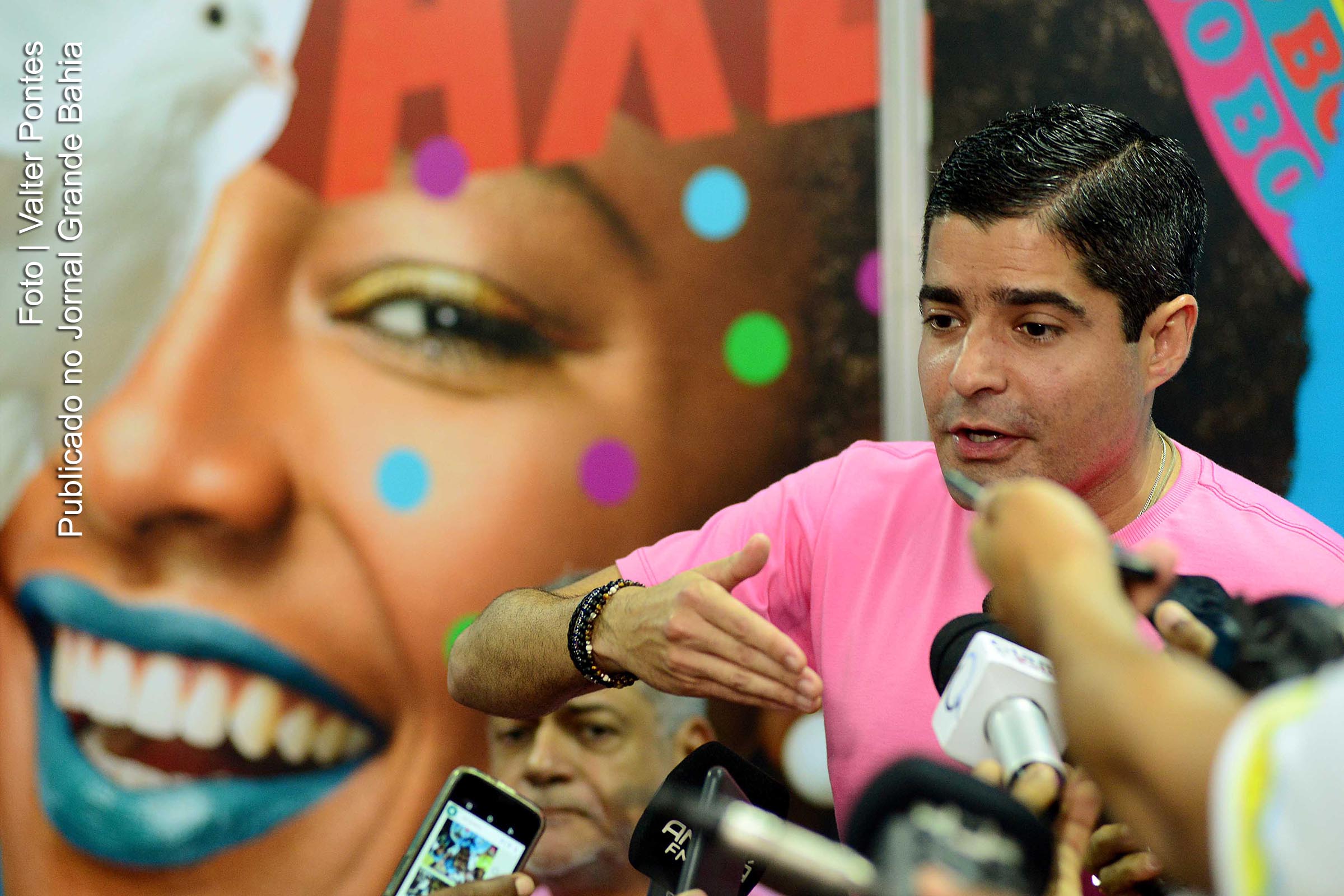 Antônio Carlos Peixoto de Magalhães Neto (ACM Neto), prefeito de Salvador, comenta sobre o Carnaval, em 3 de março de 2019.