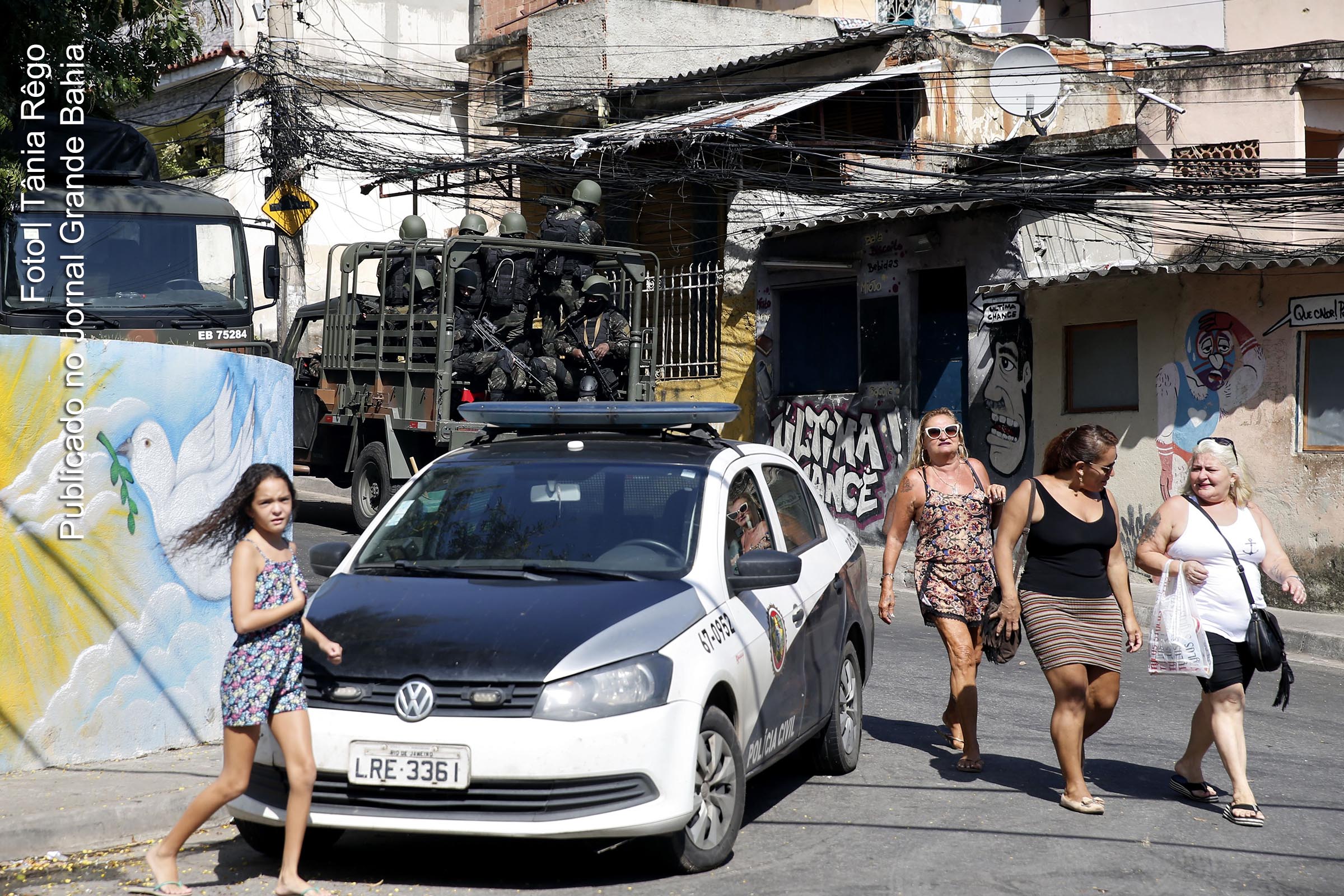 Atuação de militares, em 2018, no Rio de Janeiro, foi inócua.