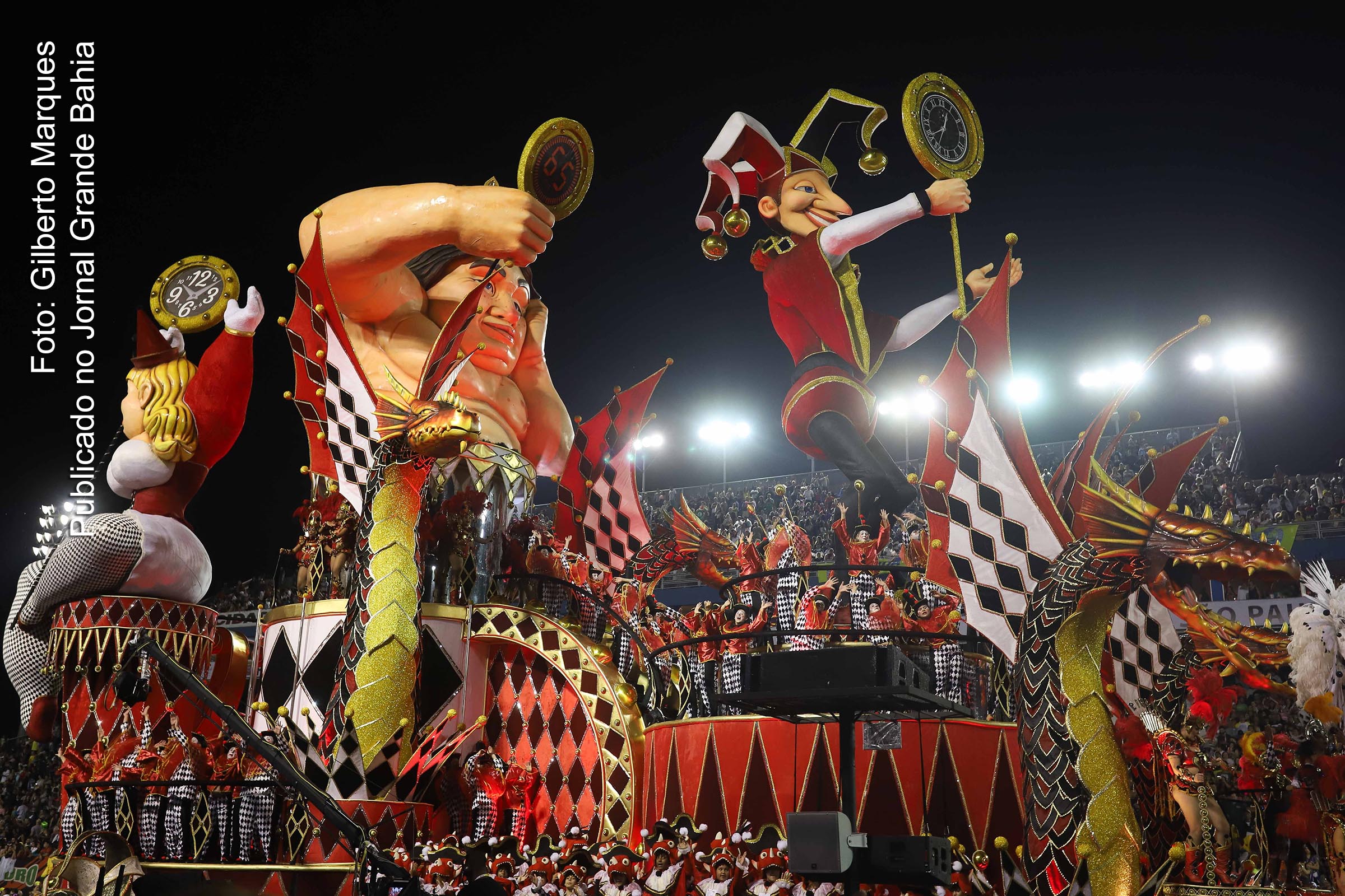 Cena do Carnaval 2019 de São Paulo.