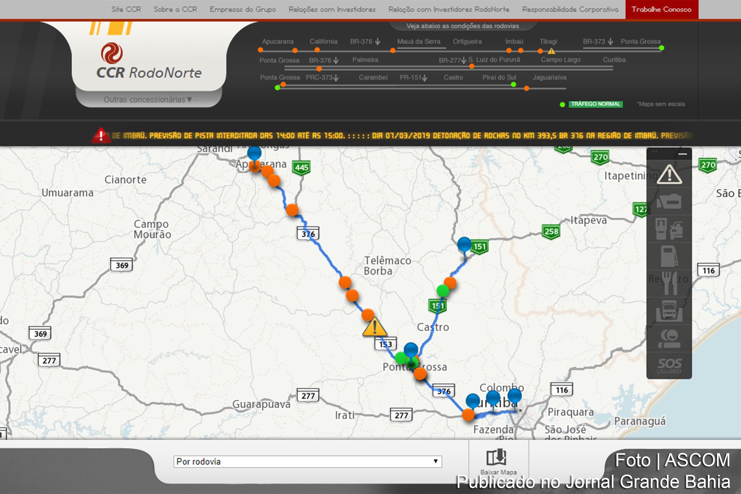 Rodonorte faz acordo de leniência de R$ 750 milhões; Força-tarefa do Caso Lava Jato terá novo material para atuar com dados de empresa da Concessionária da CCR,