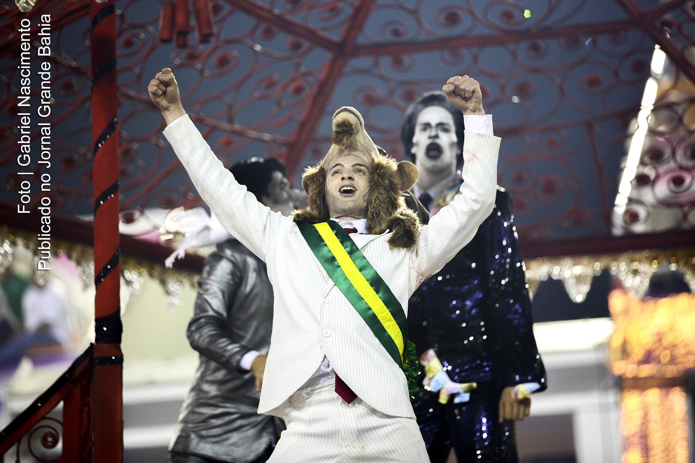 Desfile da Escola de Paraíso do Tuiuti, no Carnaval 2019 do Rio de Janeiro.