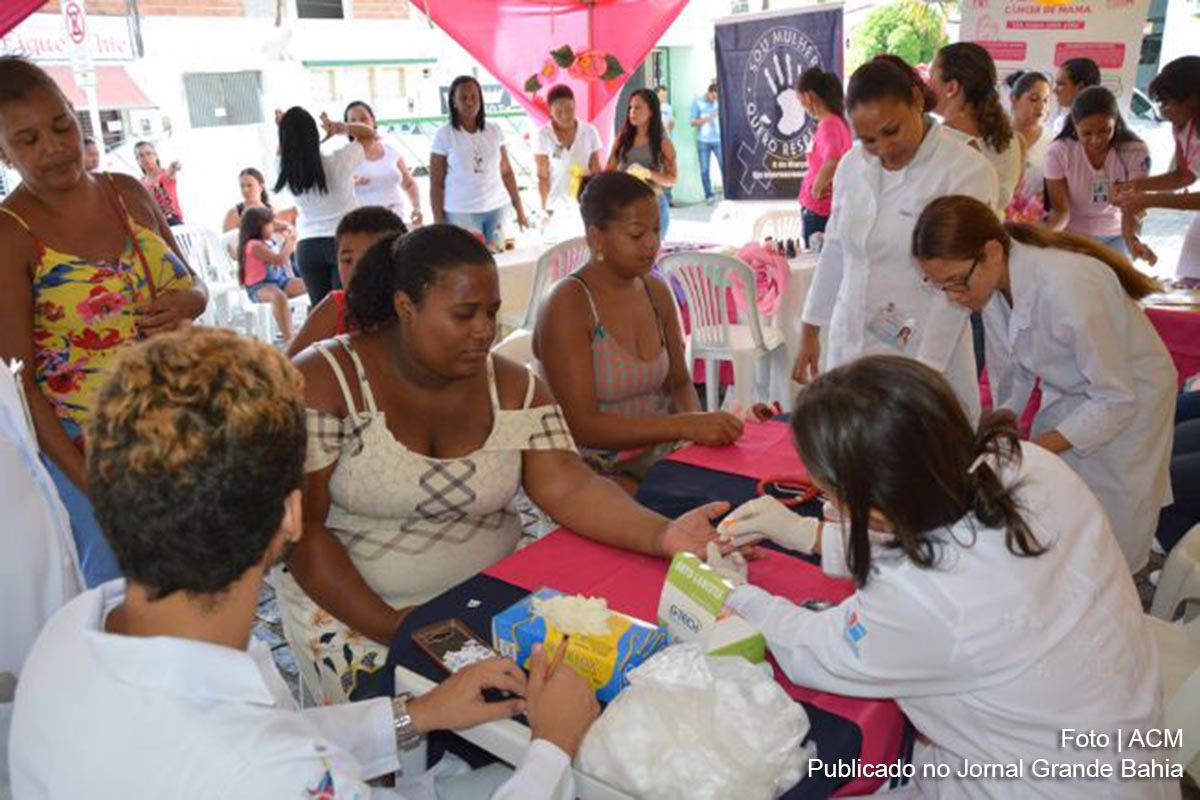 'Dia Internacional da Mulher' é comemorado pelo Hospital Inácia Pinto, com ação de saúde em Feira de Santana.