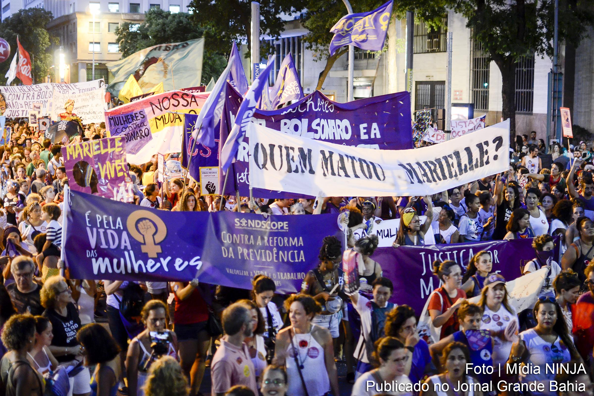 Durante Carnaval 2019, mulheres foram às ruas protestar por direitos.