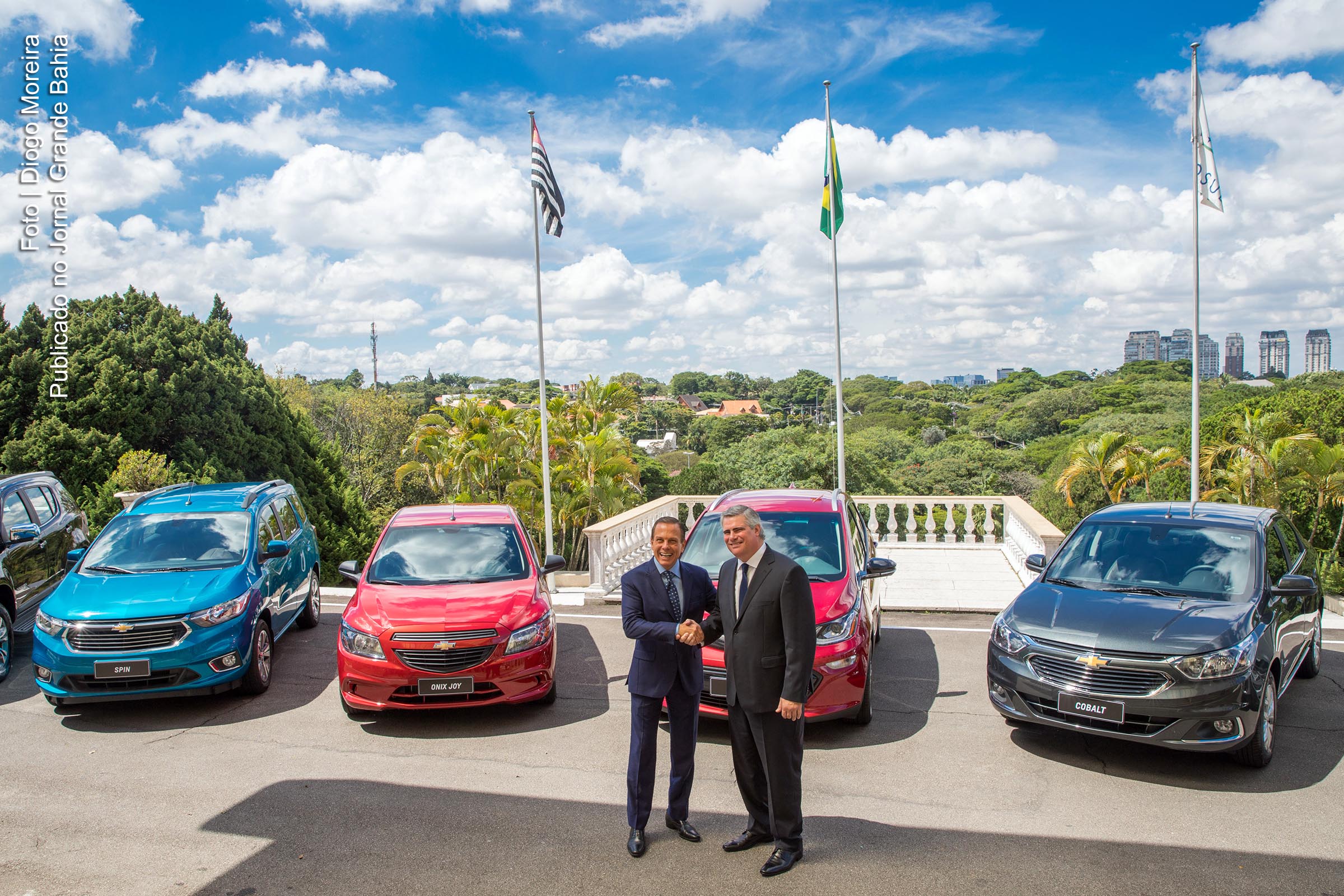 Governador João Dória participa de coletiva de imprensa com a direção da GM do Brasil.