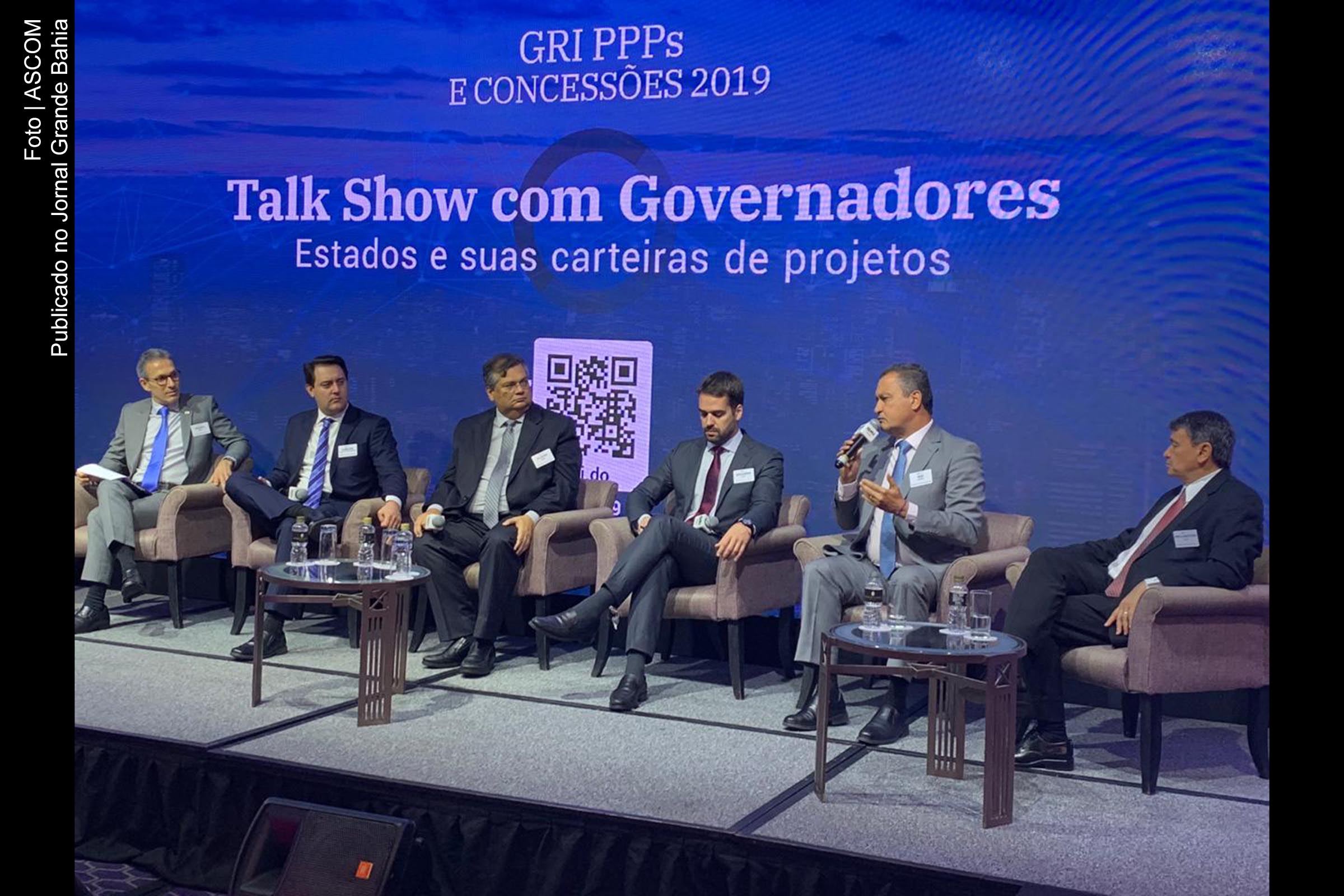 Governador Rui Costa participa da 3ª edição do GRI PPPs e Concessões Brasil, em São Paulo, em 28 de março de 2019.