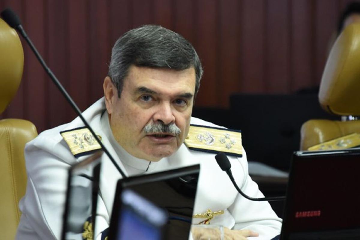 Almirante de esquadra Marcus Vinícius Oliveira dos Santos foi presidente do Superior Tribunal Militar (STM), para o biênio 2019-2021.