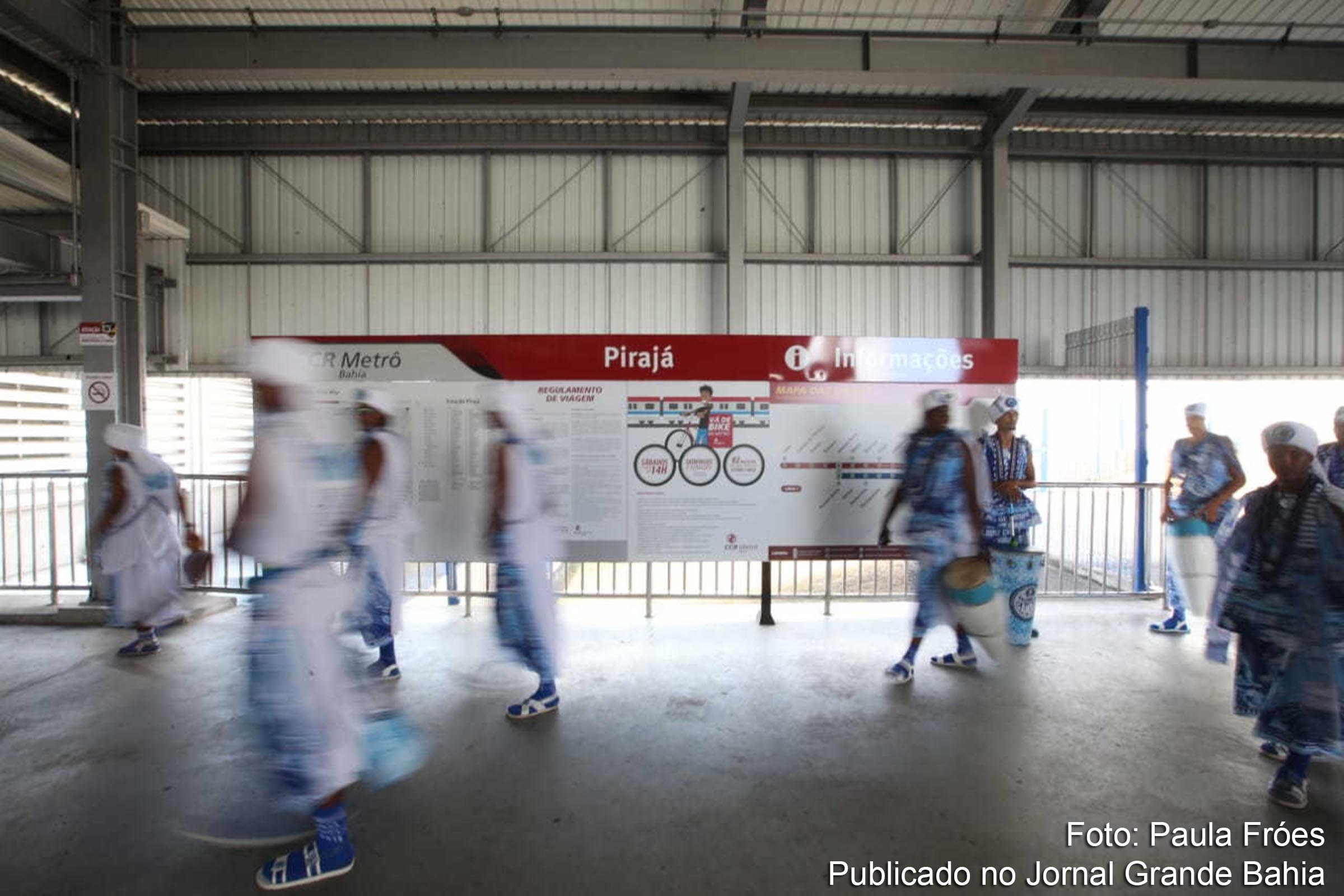 Metrô transporta 1 milhão de passageiros durante o Carnaval 2019 de Salvador.