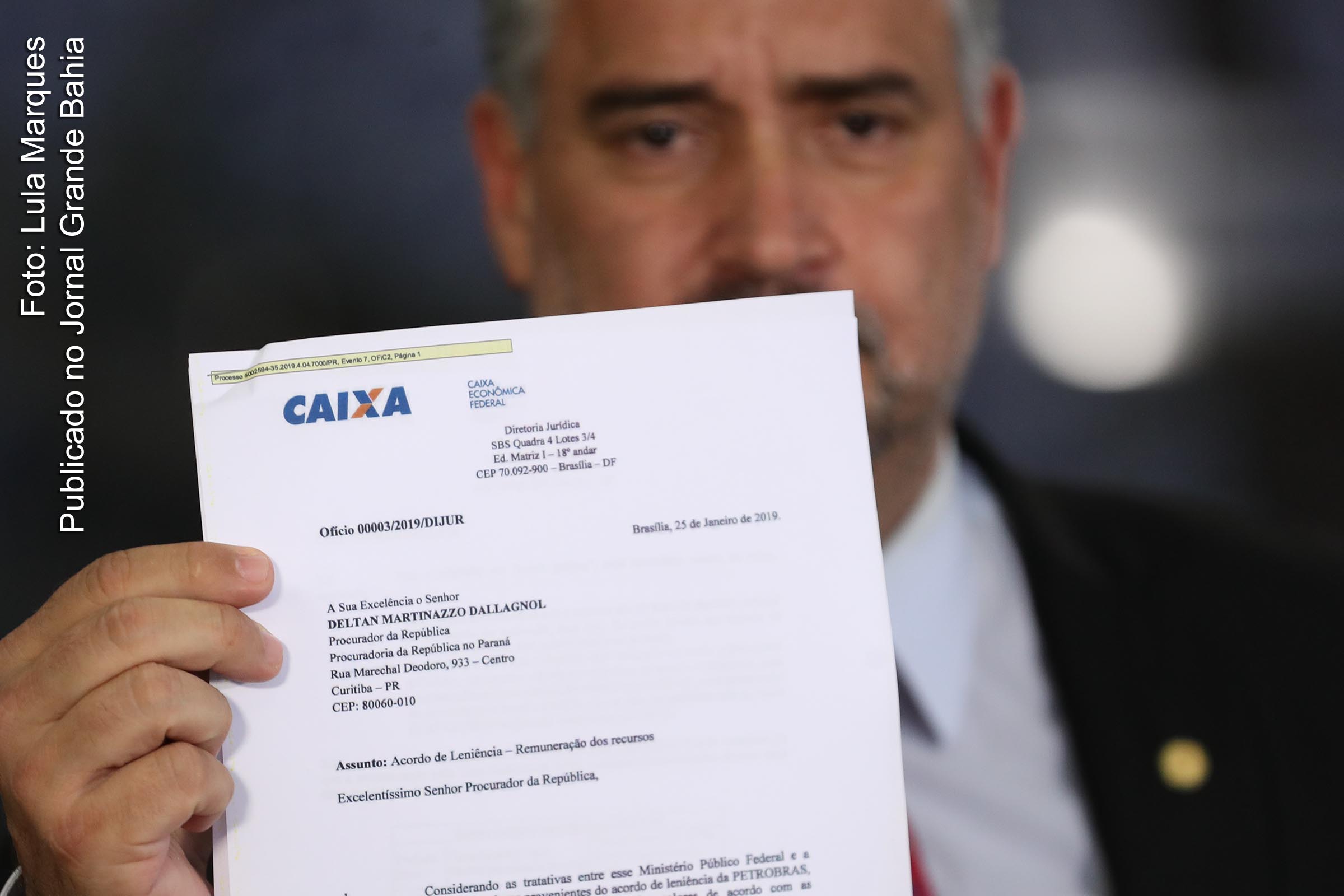 Deltan Dallagnol, procurador da República, chefe da força-tarefa do Caso Lava Jato, estava gerenciado R$ 2,5 bilhões da Petrobras destinado a ‘Fundação Lava Jato’. Documento da Caixa Econômica comprova fato.
