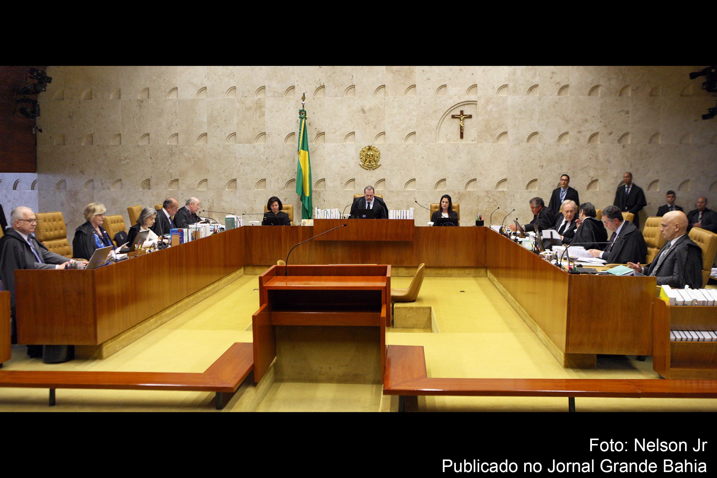Sessão plenária do Supremo Tribunal Federal (STF) presidida pelo ministro Dias Toffoli.