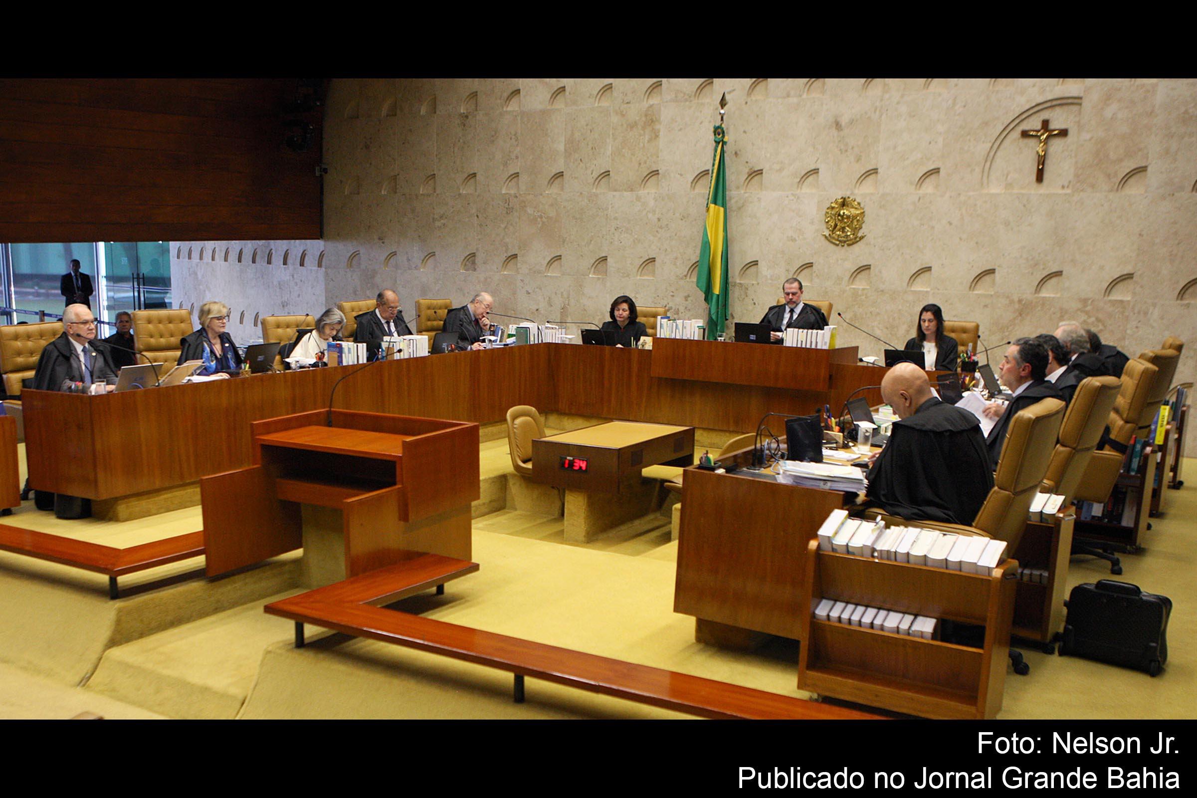 Sessão plenária do Supremo Tribunal Federal (STF) presidida pelo ministro Dias Toffoli.