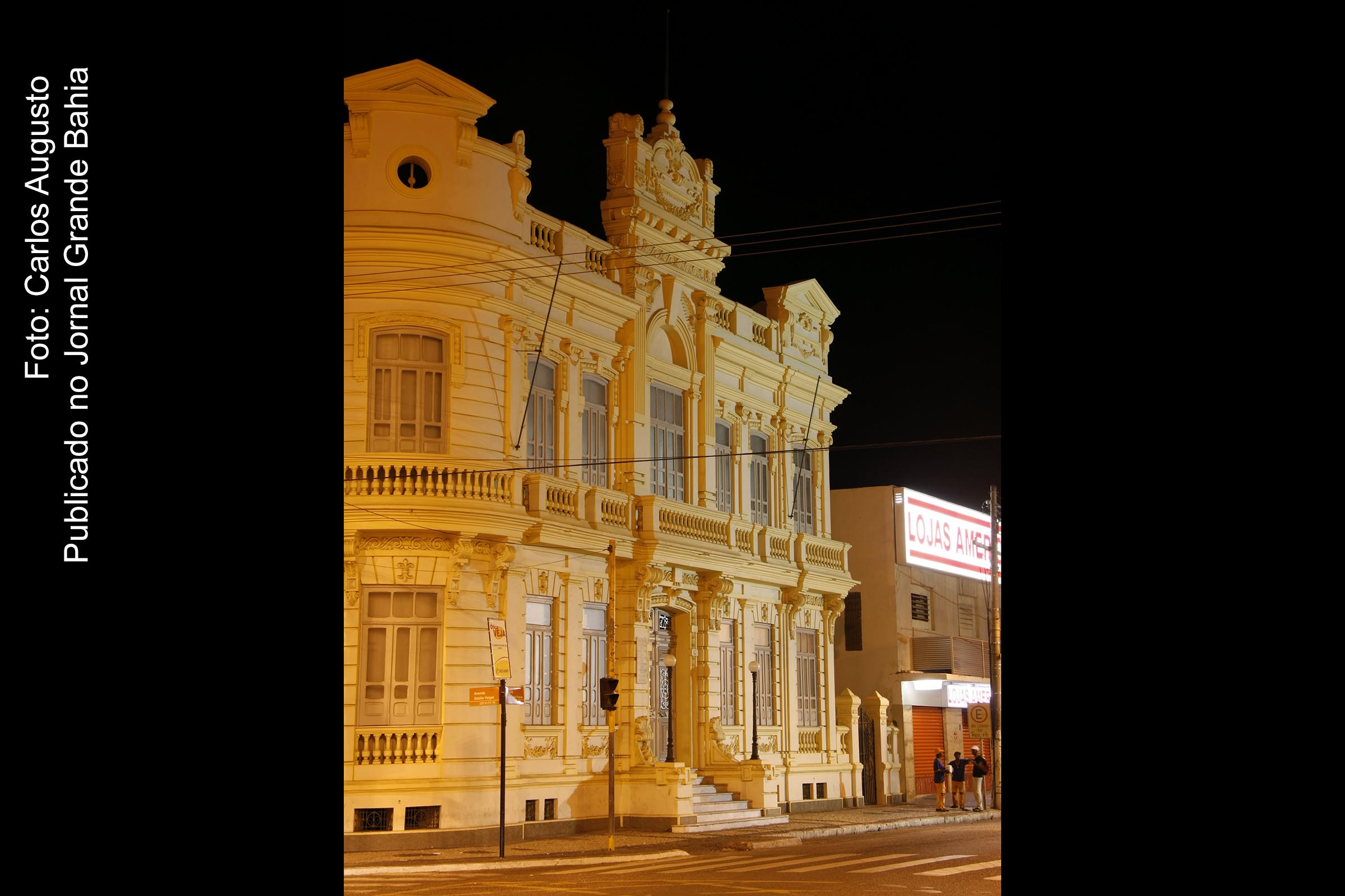 Vista do Paço Maria Quitéria, sede da Prefeitura Municipal de Feira de Santana (PMFS).