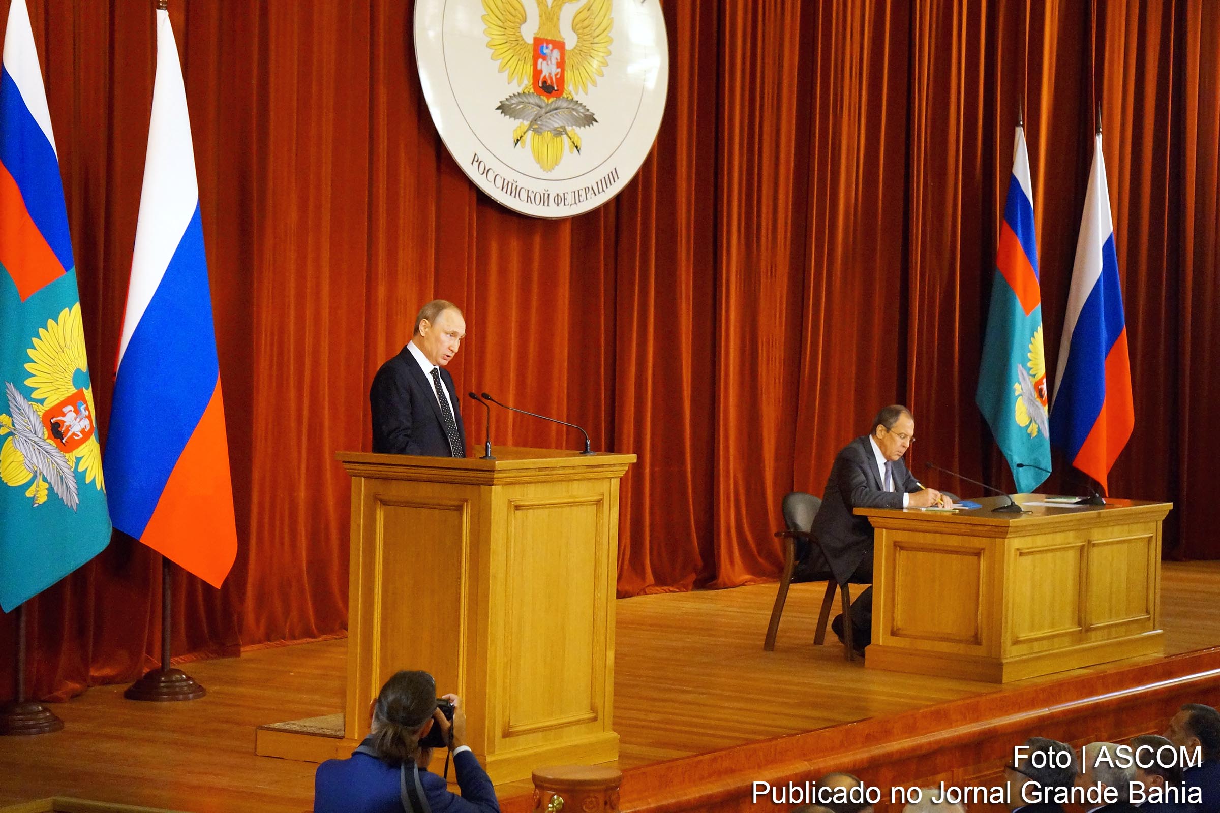 Vladimir Putin, presidente da Rússia.
