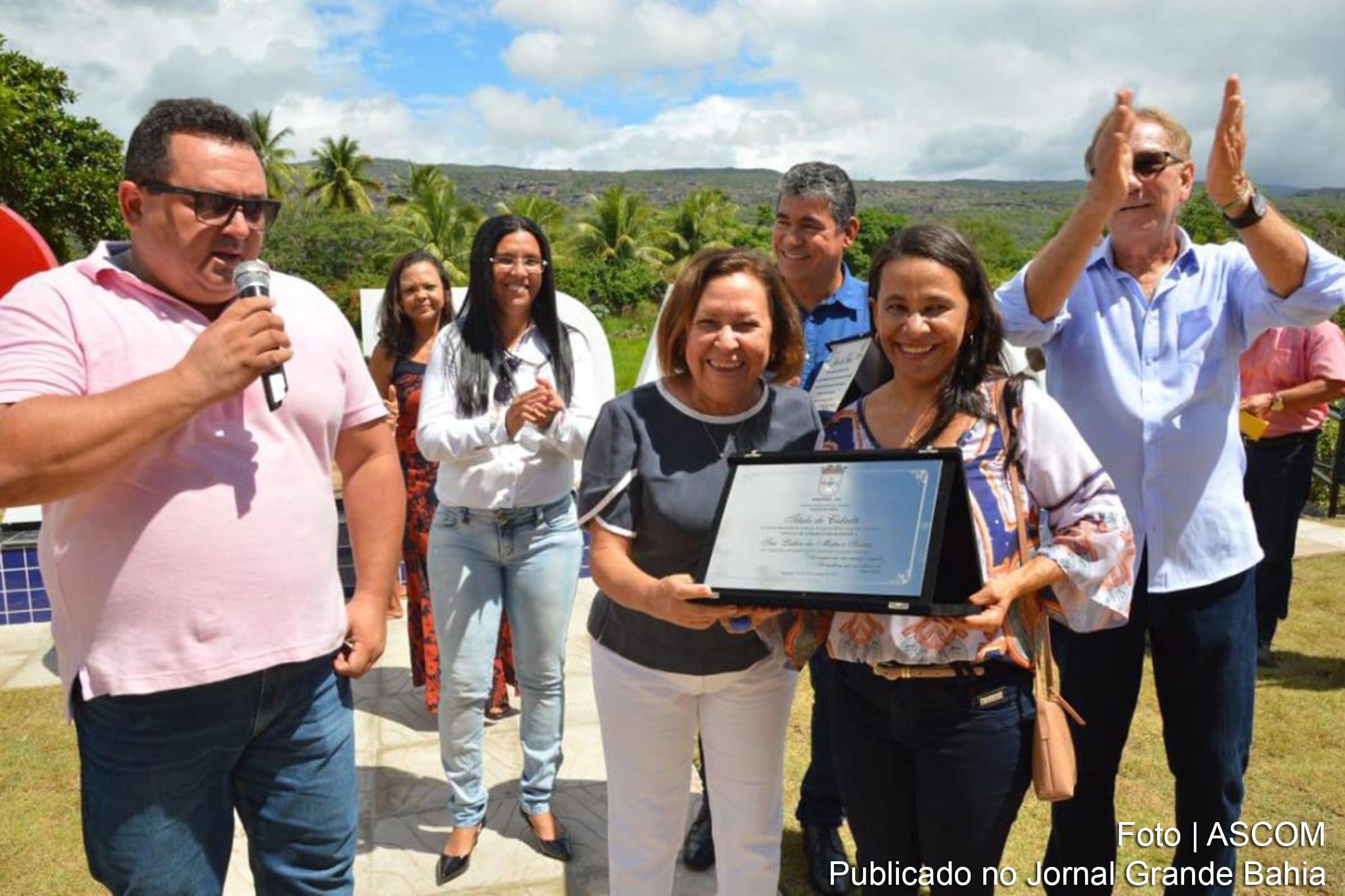Deputada Lídice da Mata ganha título de cidadã de Andaraí.