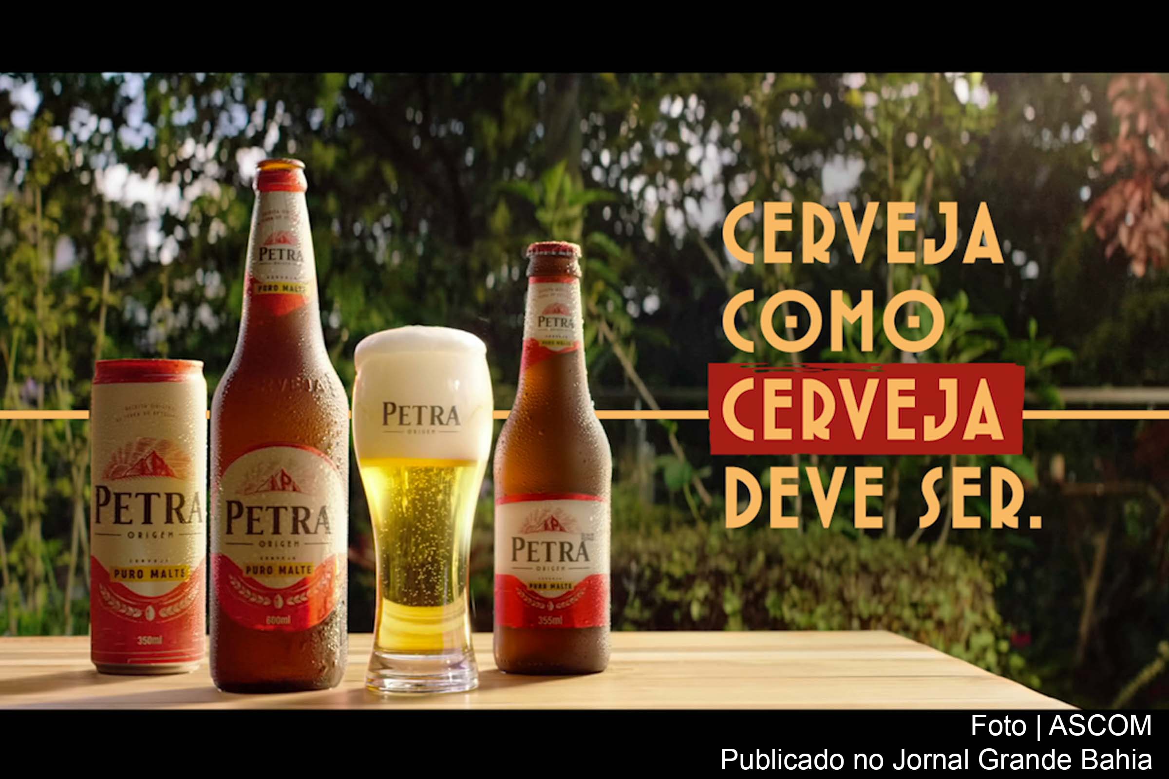 Cervejaria lança Petra Origem Puro Malte.