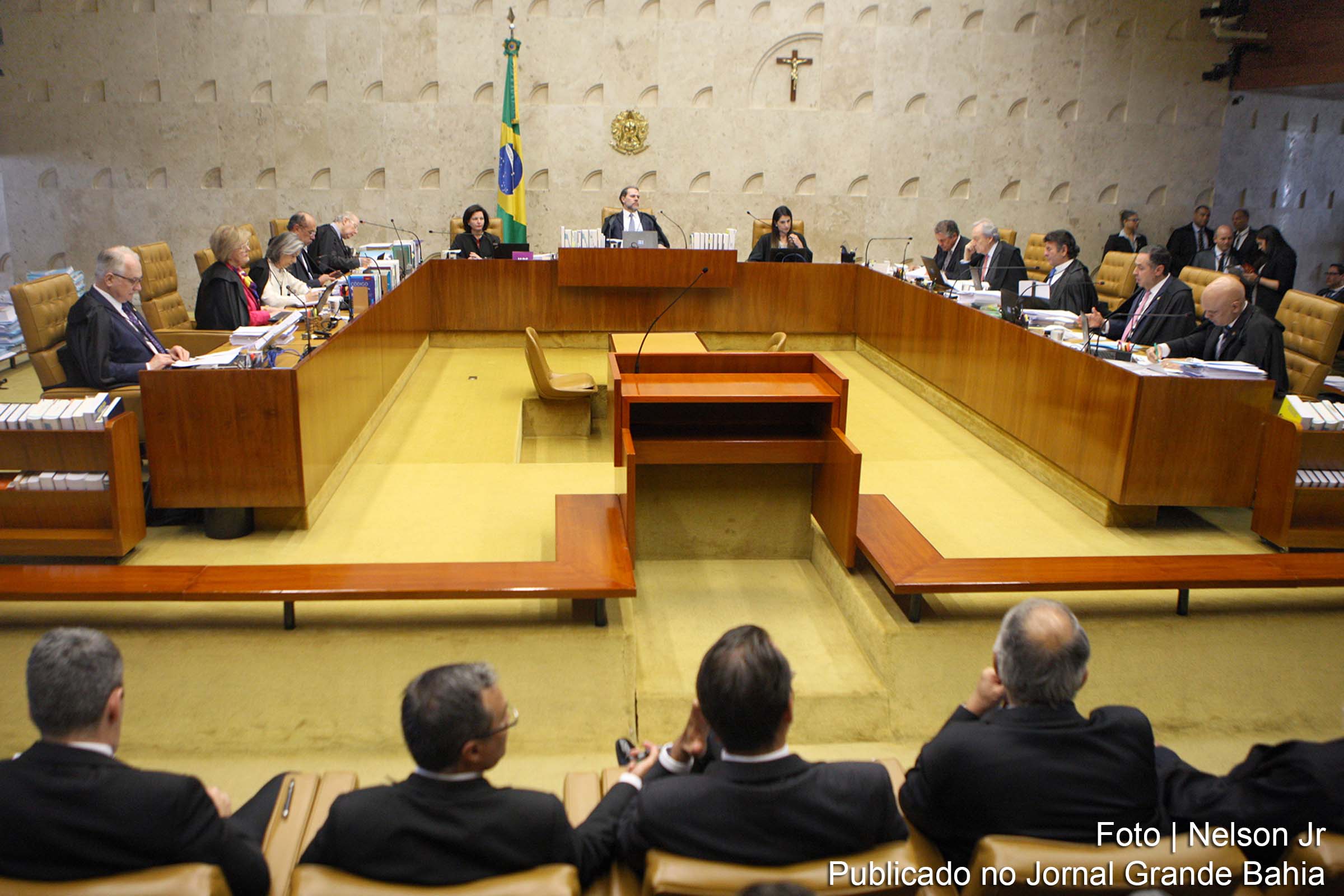 Sessão plenária do Supremo Tribunal Federal (STF) presidida pelo ministro Dias Toffoli.