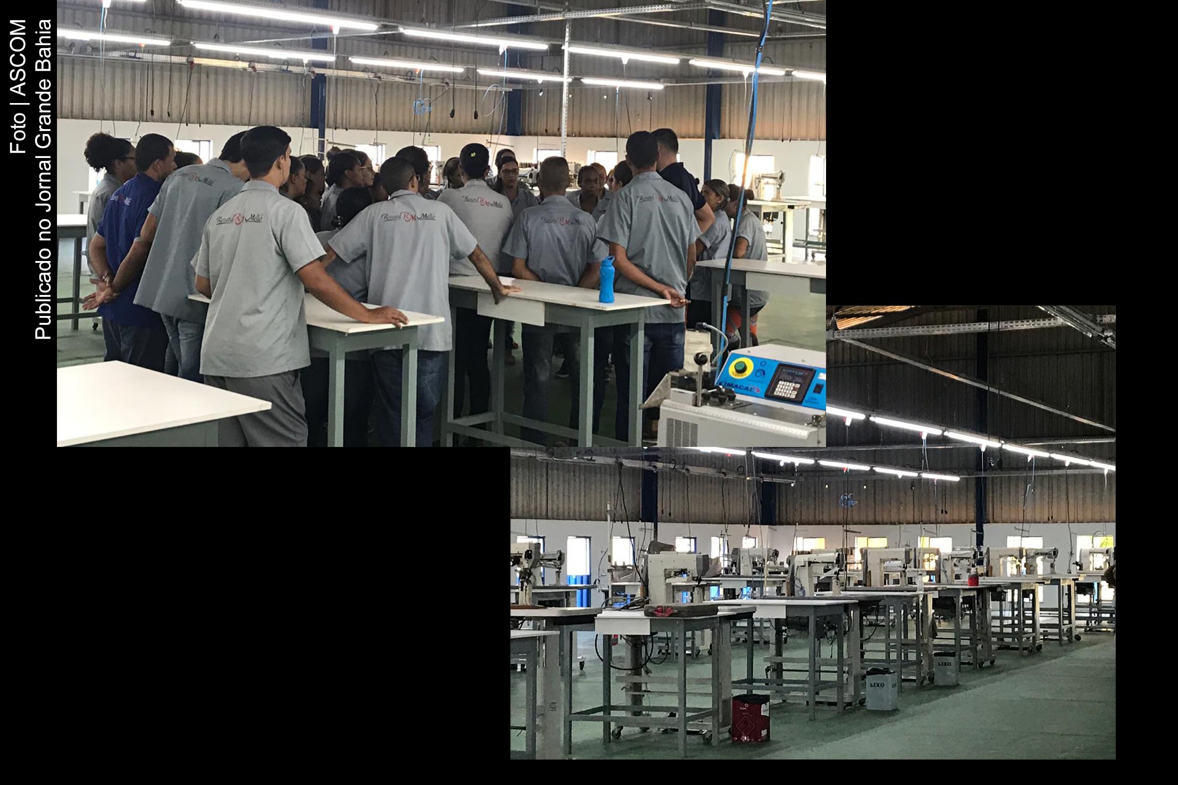 Com R$ 4 milhões em investimento, Suzana Santos inaugura fábrica Itapetinga. Empresa gera 300 empregos.