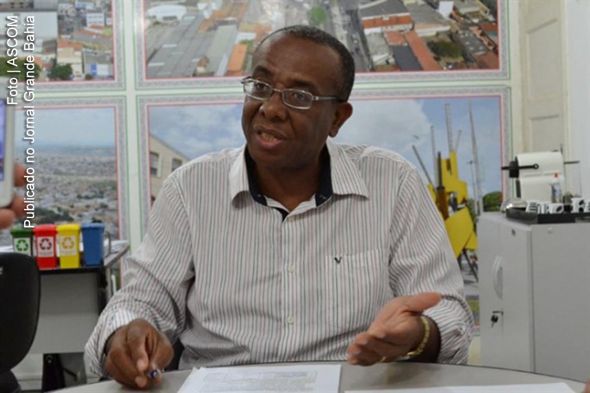 Justiniano Oliveira França, secretário municipal de Serviços Públicos de Feira de Santana.