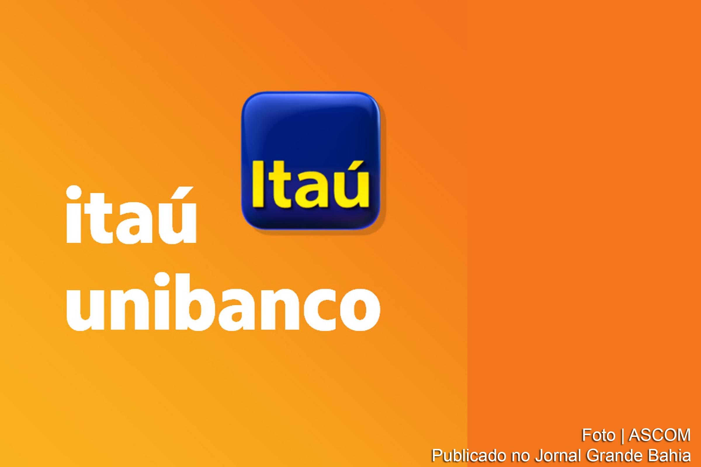 Logomarca do grupo financeiro Itaú Unibanco.
