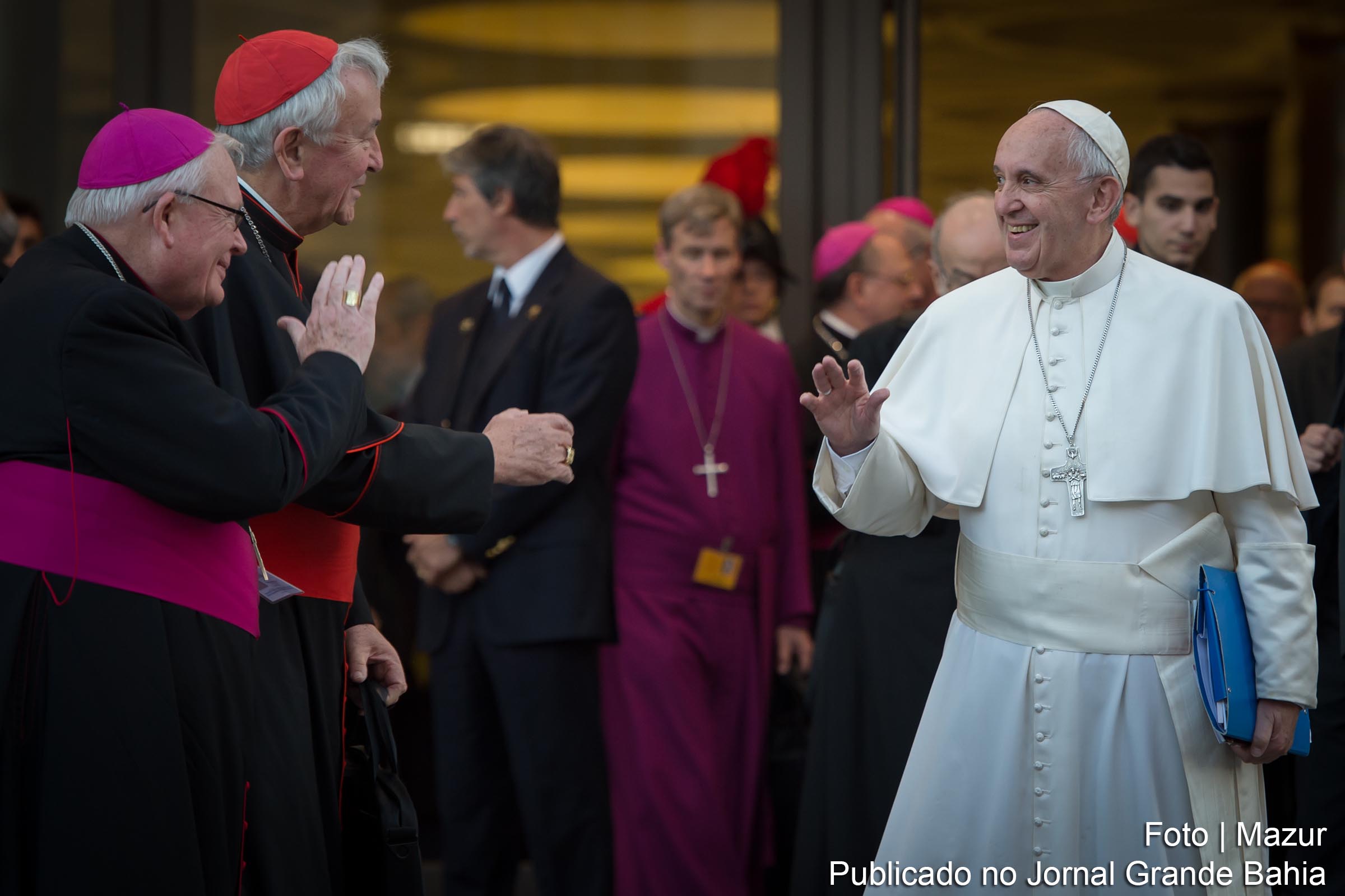 Papa Francisco, líder político e religioso da Igreja Católica no Mundo.