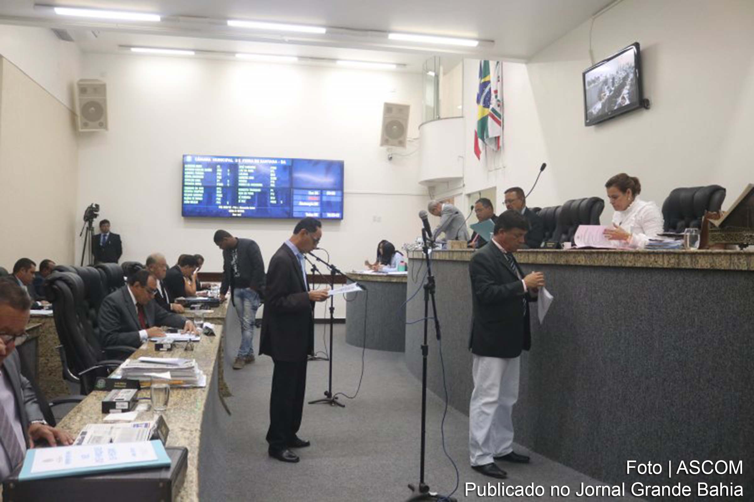 Projetos de Lei são aprovados na Câmara Municipal de Feira de Santana.
