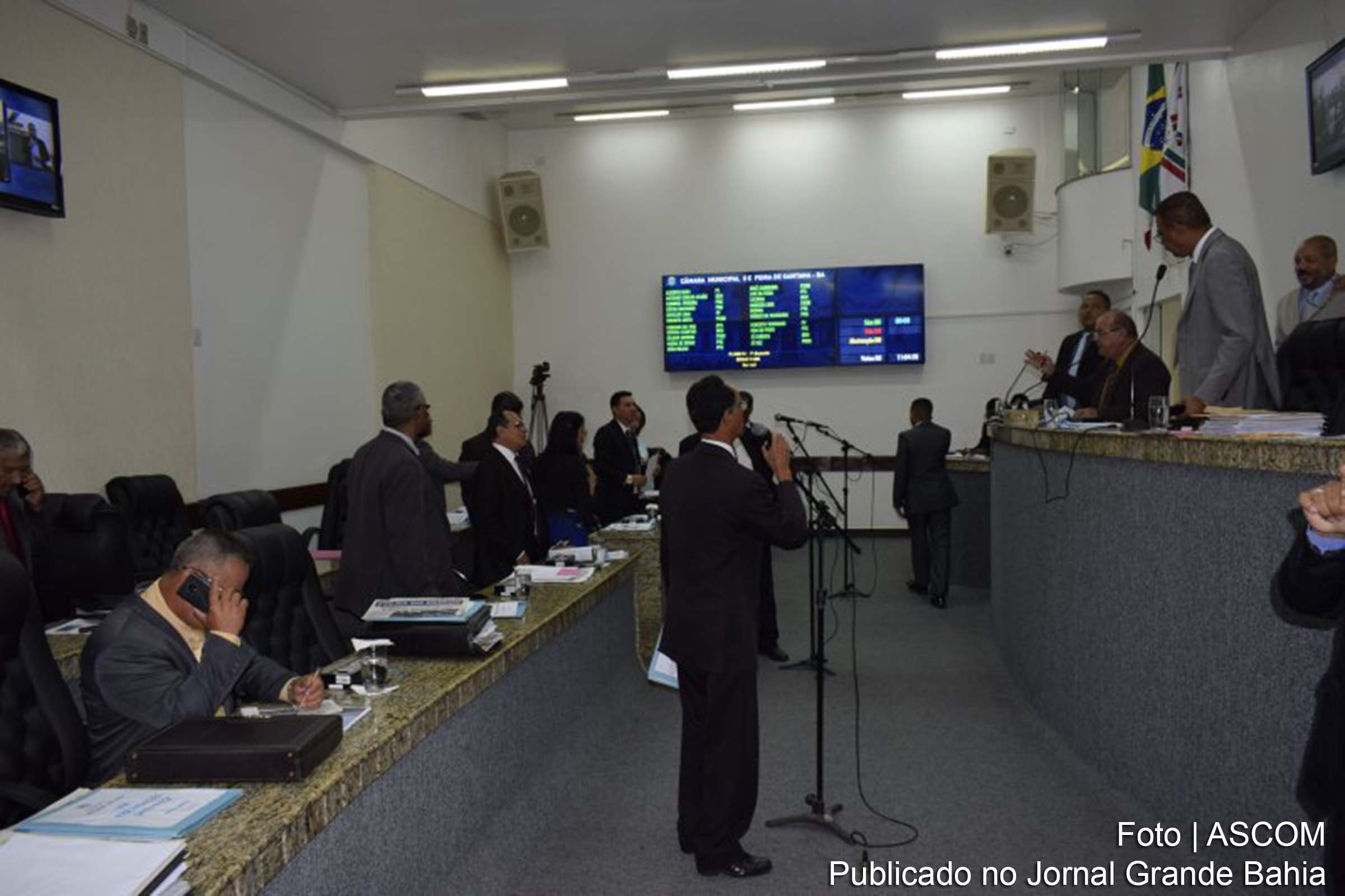 Plenário da Câmara Municipal de Feira de Santana.
