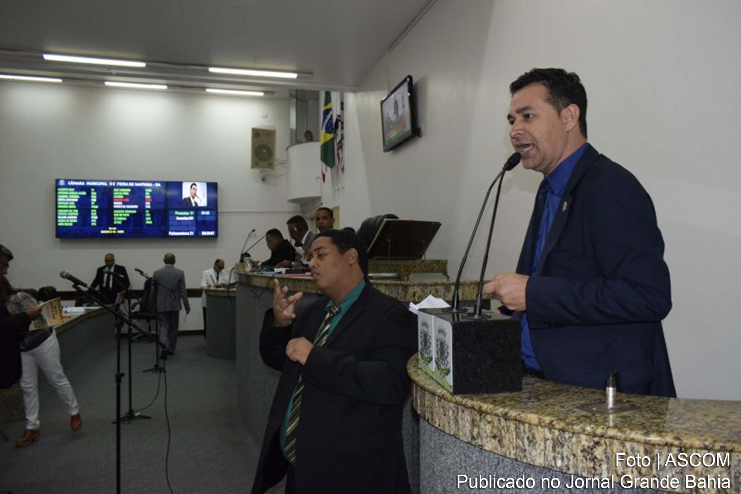 Projetos de Lei são aprovados na Câmara Municipal de Feira de Santana.