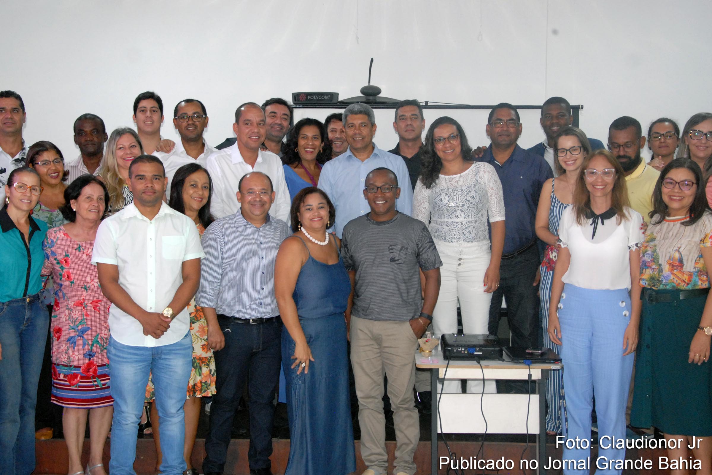 Secretário Jerônimo Rodrigues participa de encontro com secretários municipais da Educação do Território de Identidade Portal do Sertão, no NTE 19, nesta quarta-feira (08/05/2019).