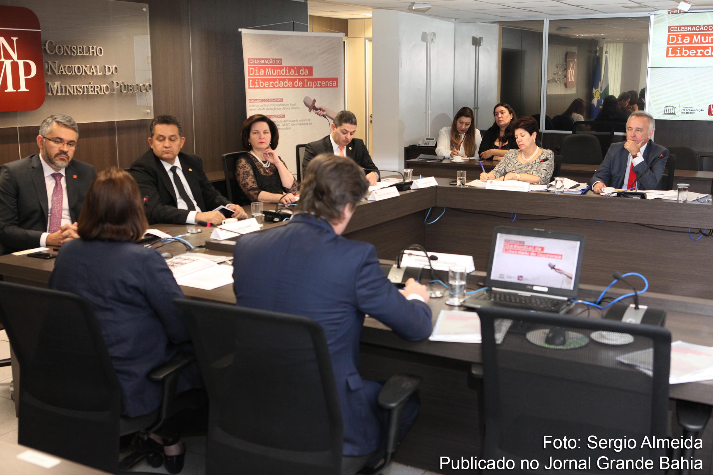 Solenidade de celebração do Dia Mundial da Liberdade de Imprensa, promovida pelo CNMP e pela Estratégia Nacional de Justiça e Segurança Pública (Enasp), nesta terça-feira (30/05/2019).