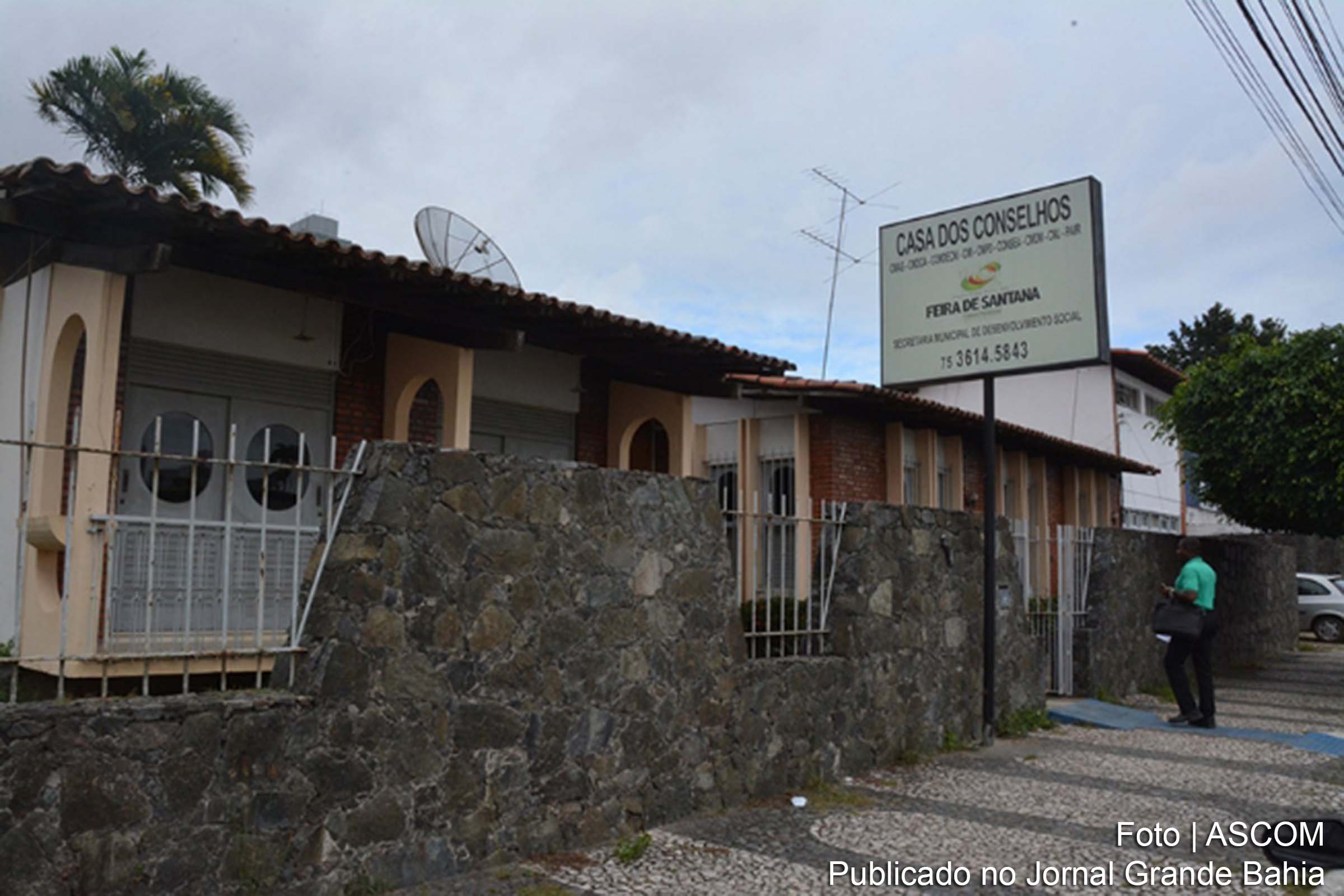 Fachada da Casa dos Conselhos de Feira de Santana.