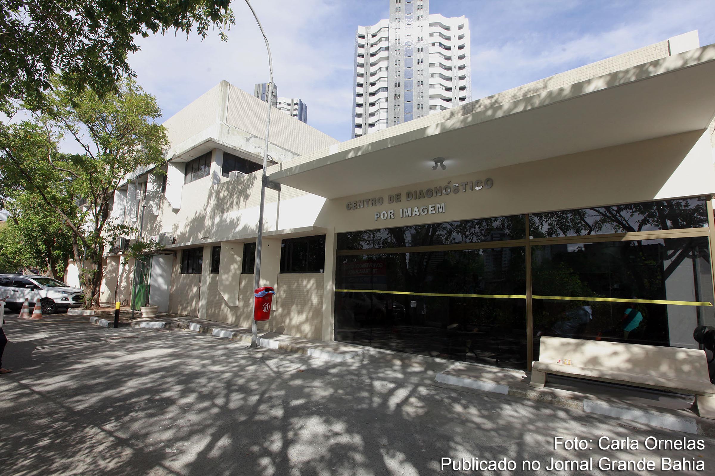 Fachada do Centro de Diagnóstico por Imagem do Centro Estadual de Oncologia (CICAN).