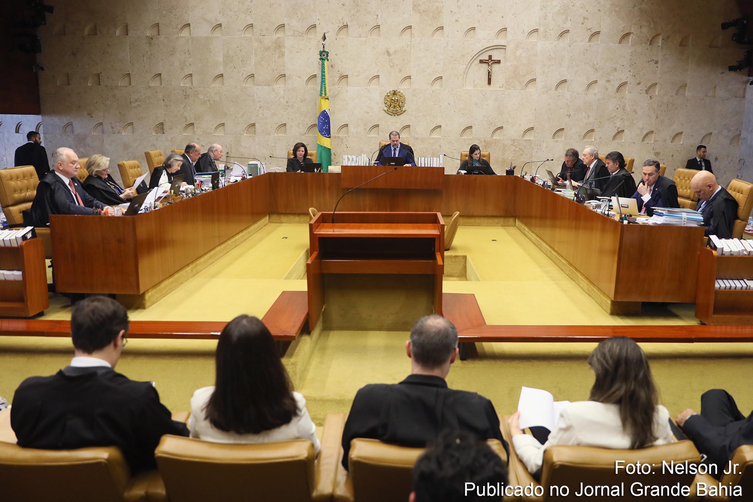 Sessão plenária do STF presidida pelo ministro Dias Toffoli.