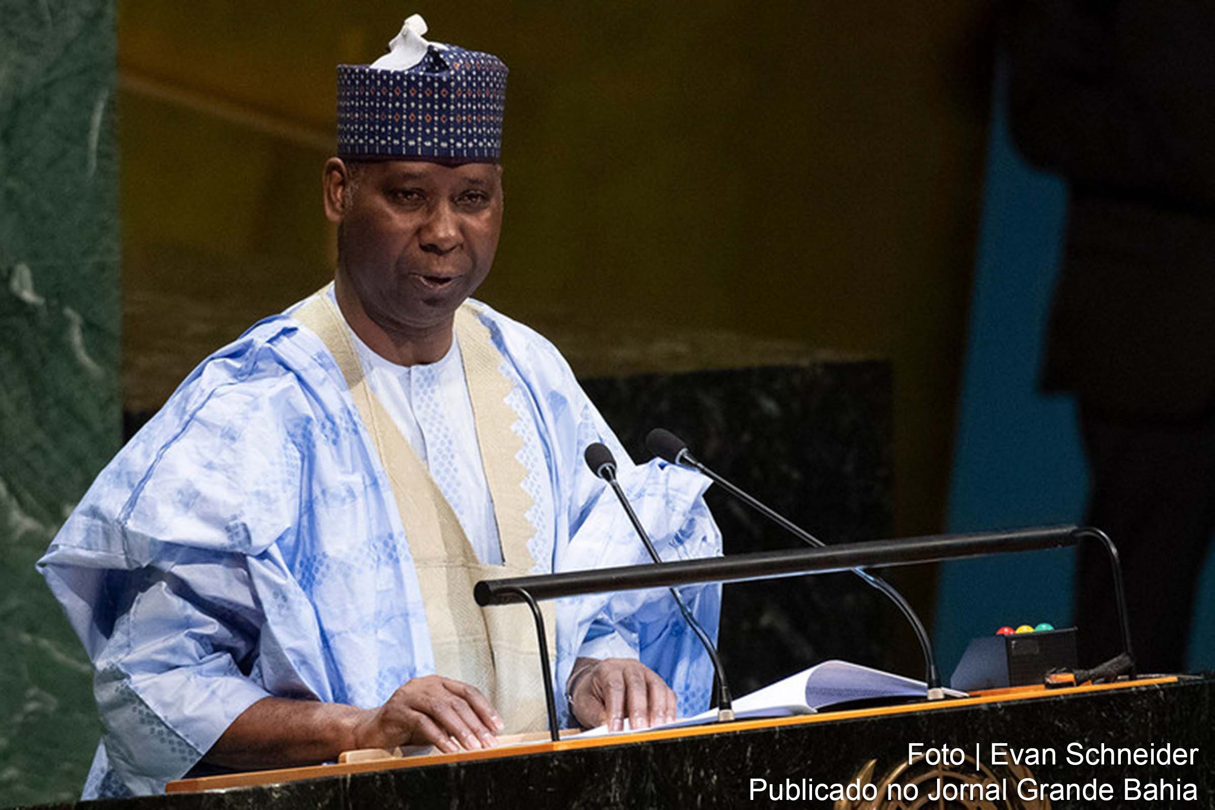 Tijjani Muhammad-Bande é o novo presidente da Assembleia Geral da ONU.