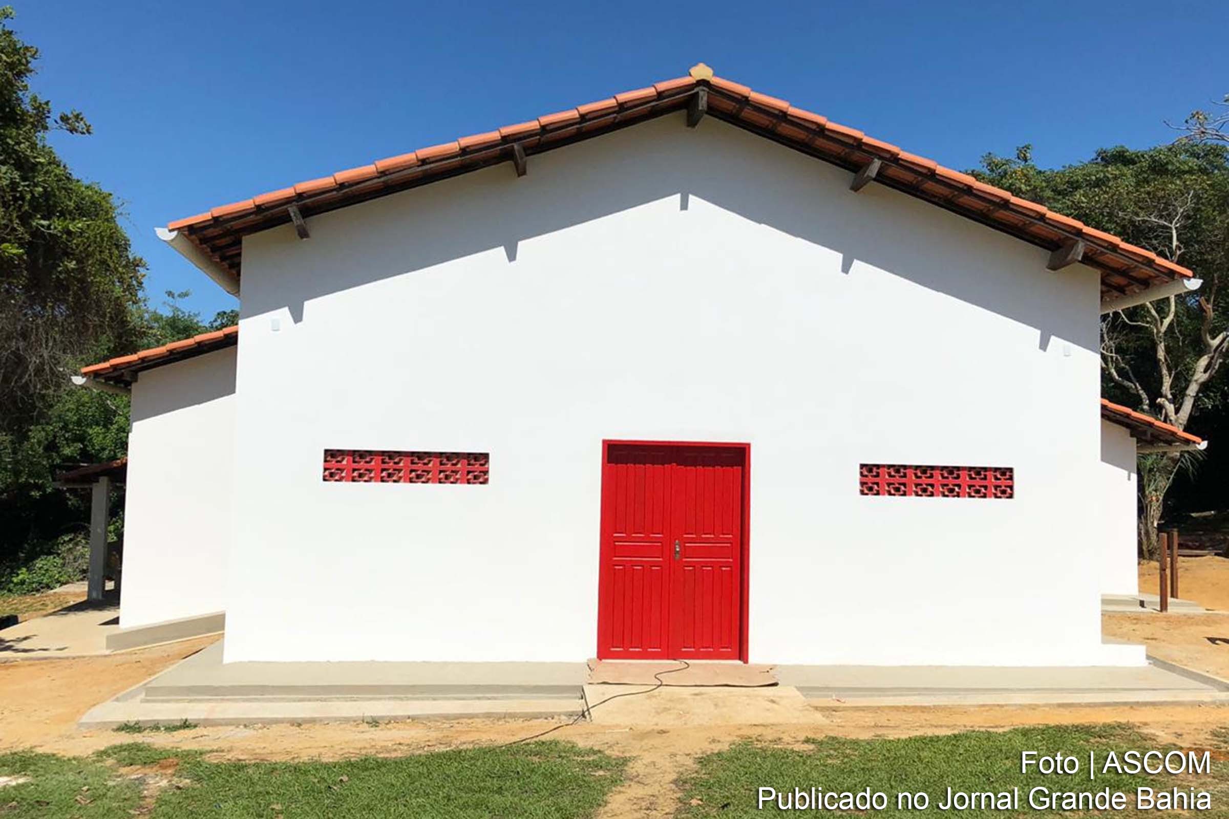 Vista do terreiro Omo Ilê Agboulá, na Ilha de Itaparica, é avaliado como primeiro terreiro de culto aos egungun (ancestrais masculino).