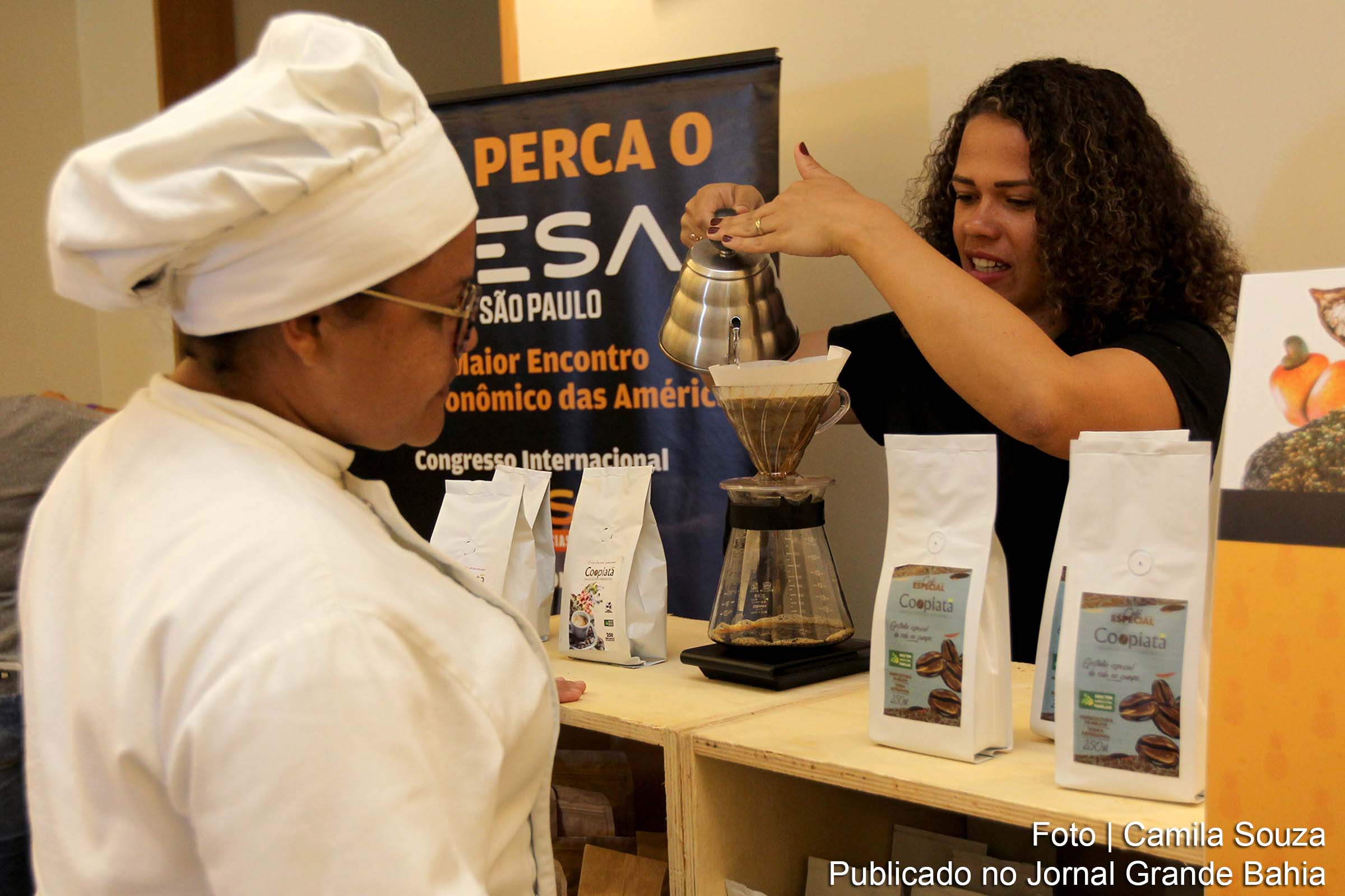 Agricultores familiares da Bahia participam de evento gastronômico na capital.