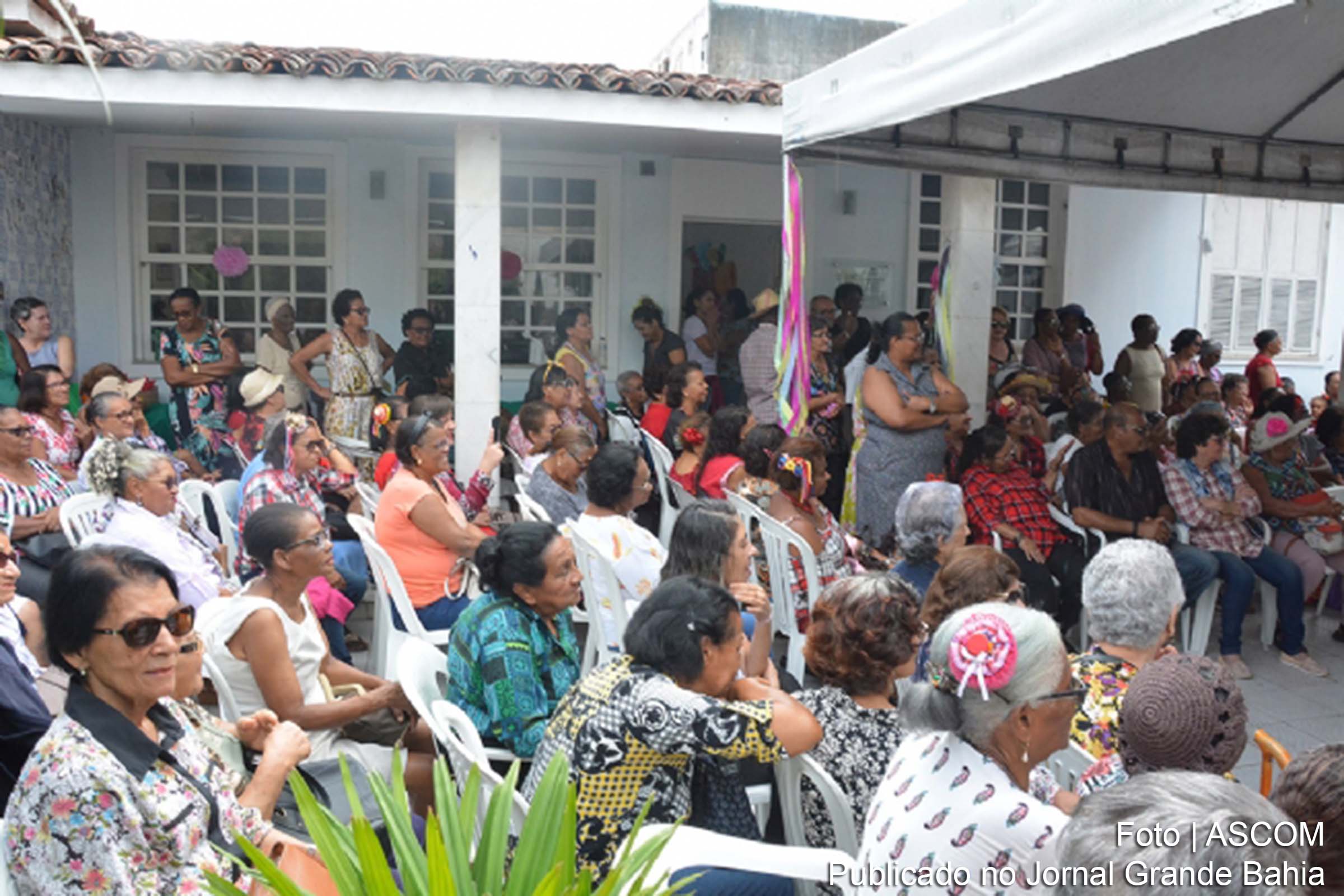 Comemoração do Dia dos Avôs do Centro de Convivência Para Idosos Dona Zazinha Cerqueira.