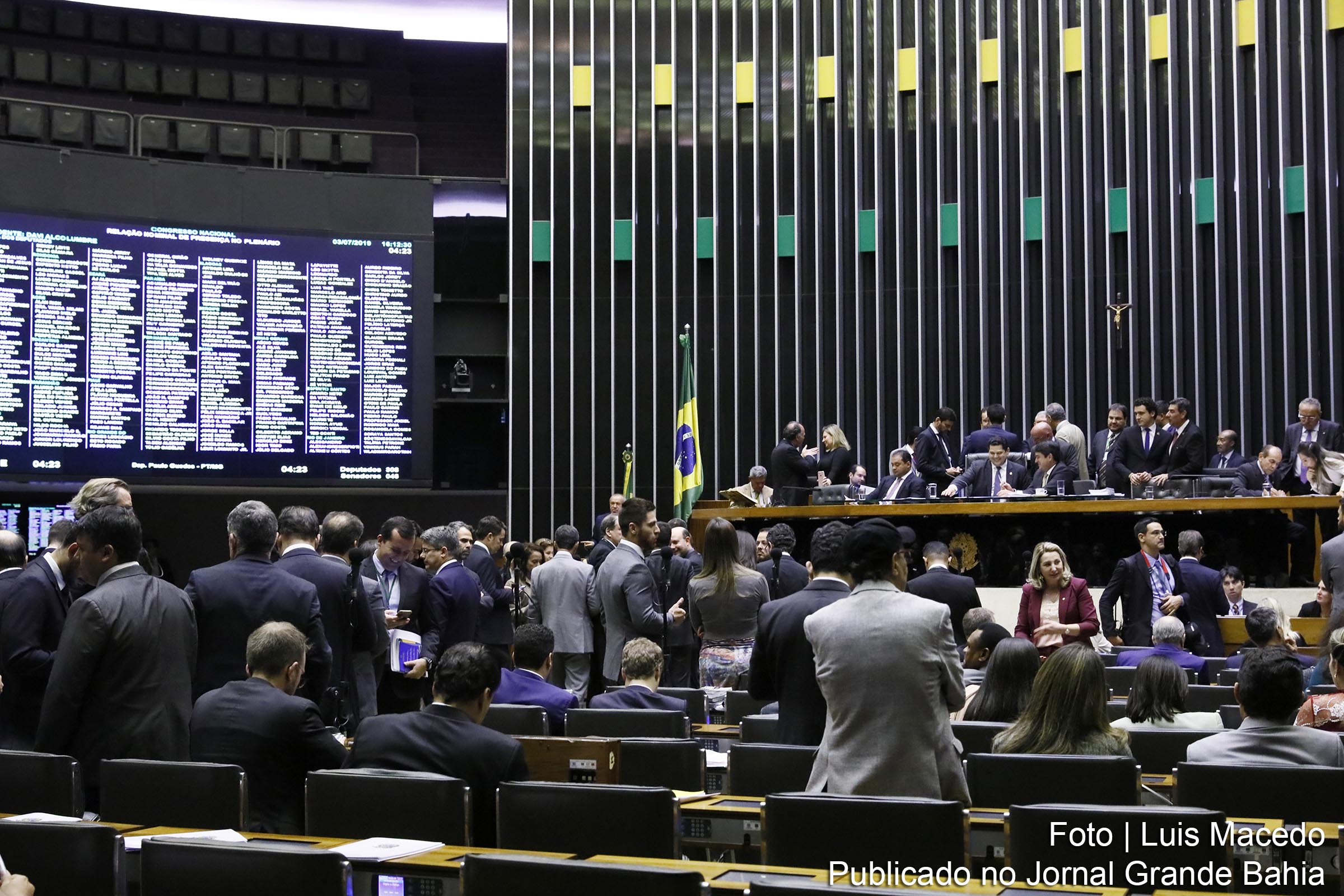 Congresso Nacional delibera sobre os Projetos de Lei nº 1, 2, 3, 6 e 7 de 2019. Sessão ocorreu nesta quarta-feira (03/07/2019).