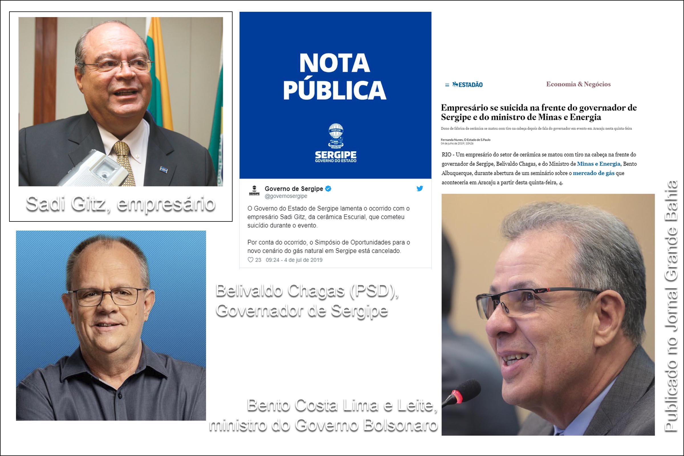 Empresário Sadi Paulo Castiel Gitz comete suicídio.