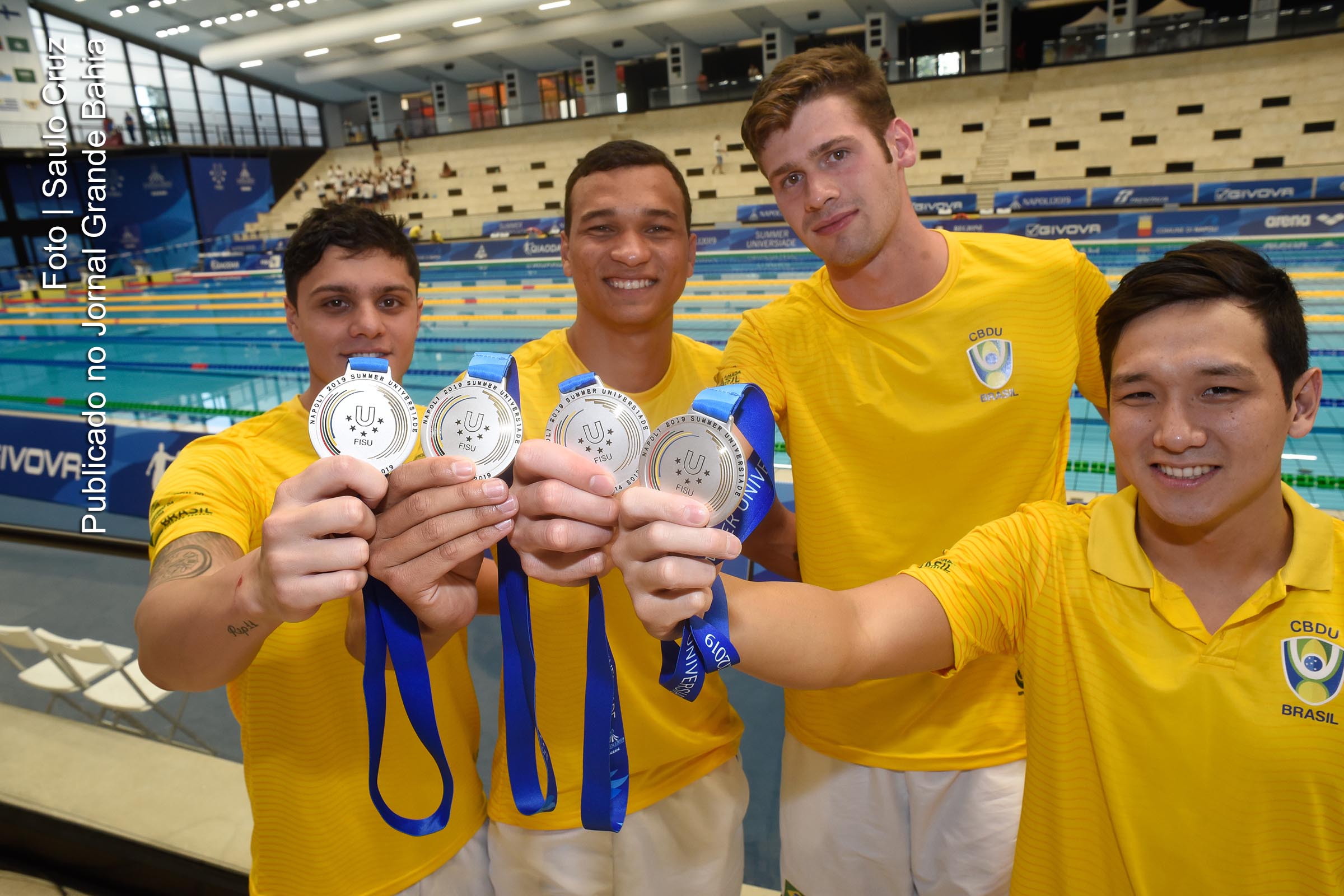 Equipe Brasileira de Natação conquista Prata na Universiade de Verão 2019.