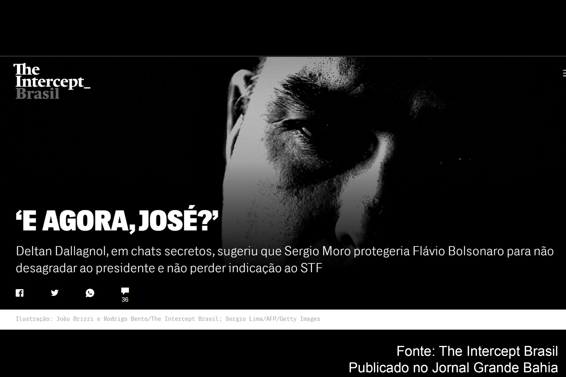Esquema envolvendo Deltan Dallagnol, Sérgio Moro, Flávio Bolsonaro e Fabrício Queiroz é revelado. Nova leva de denúncias do Intercept Brasil mostra que procuradores reconhecem irregularidades e ponderam sua atuação para não prejudicar aspiração de Sérgio Moro ao STF.