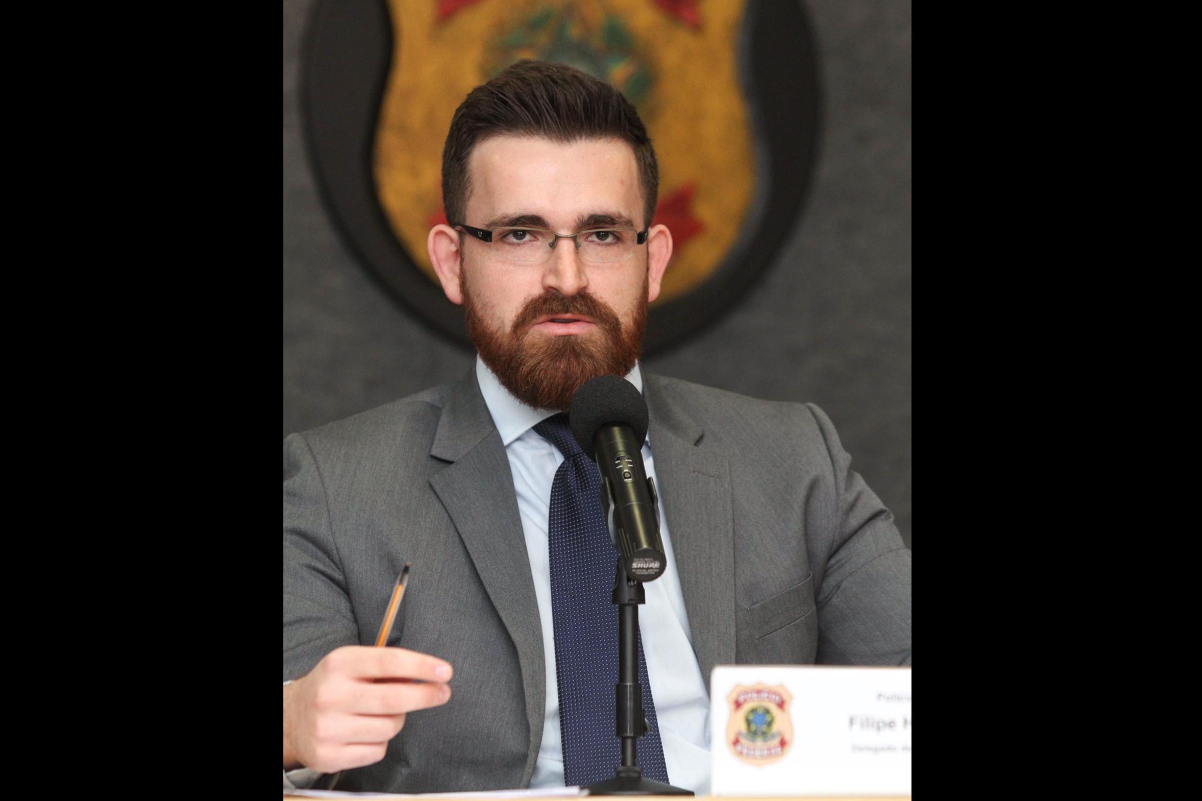 Filipe Pace, delegado da Polícia Federal. Delegado da PF erra e é acionado na justiça pela defesa do ex-presidente Lula.