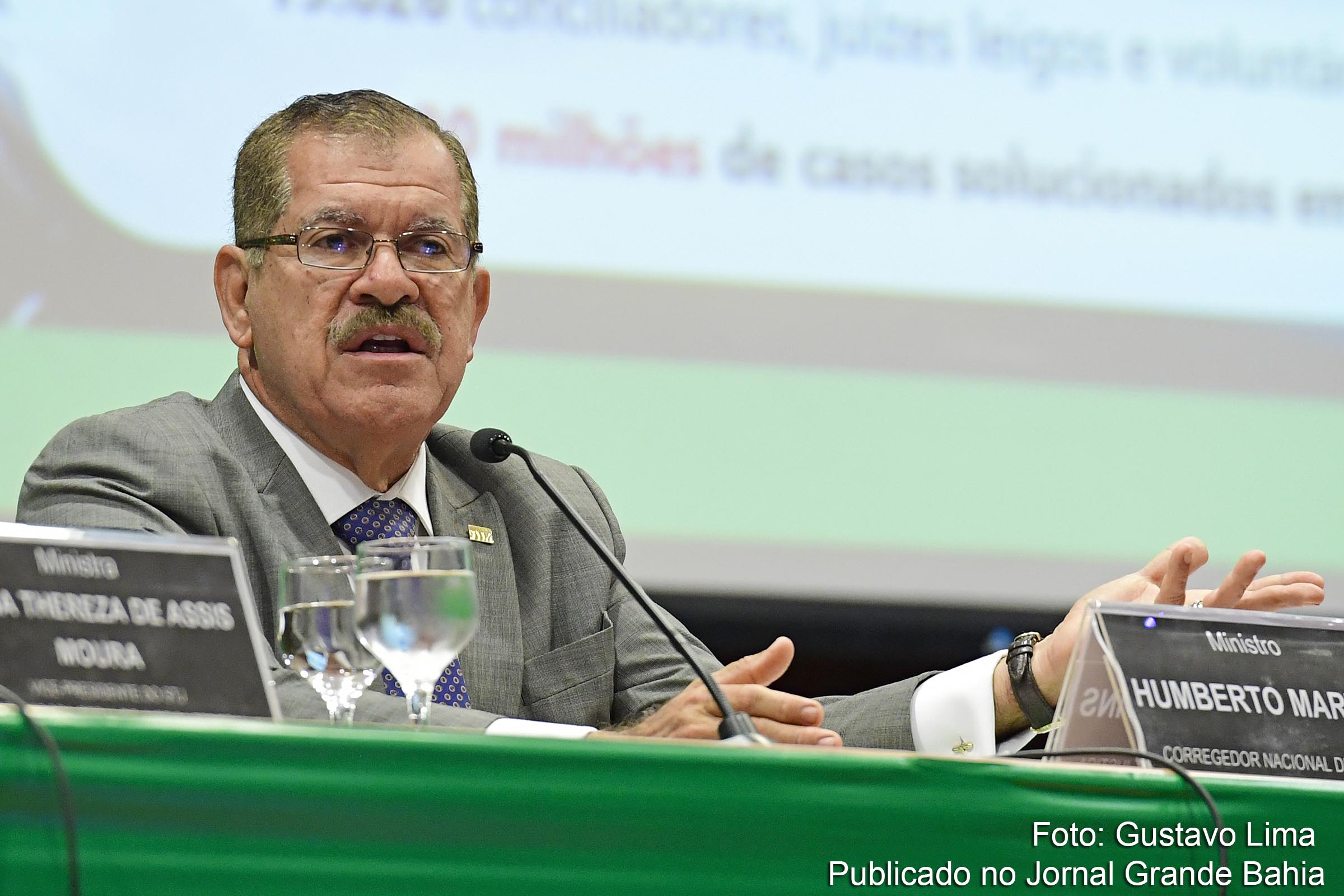 Humberto Martins, ministro do STJ e corregedor nacional de Justiça.