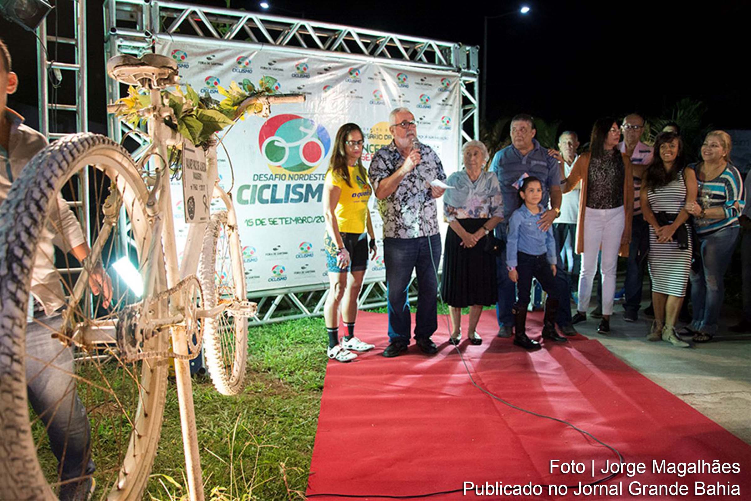 Triatleta feirense Valney Paz, que morreu há pouco mais de dois anos, foi homenageado durante o lançamento oficial do Desafio Nordeste de Ciclismo.