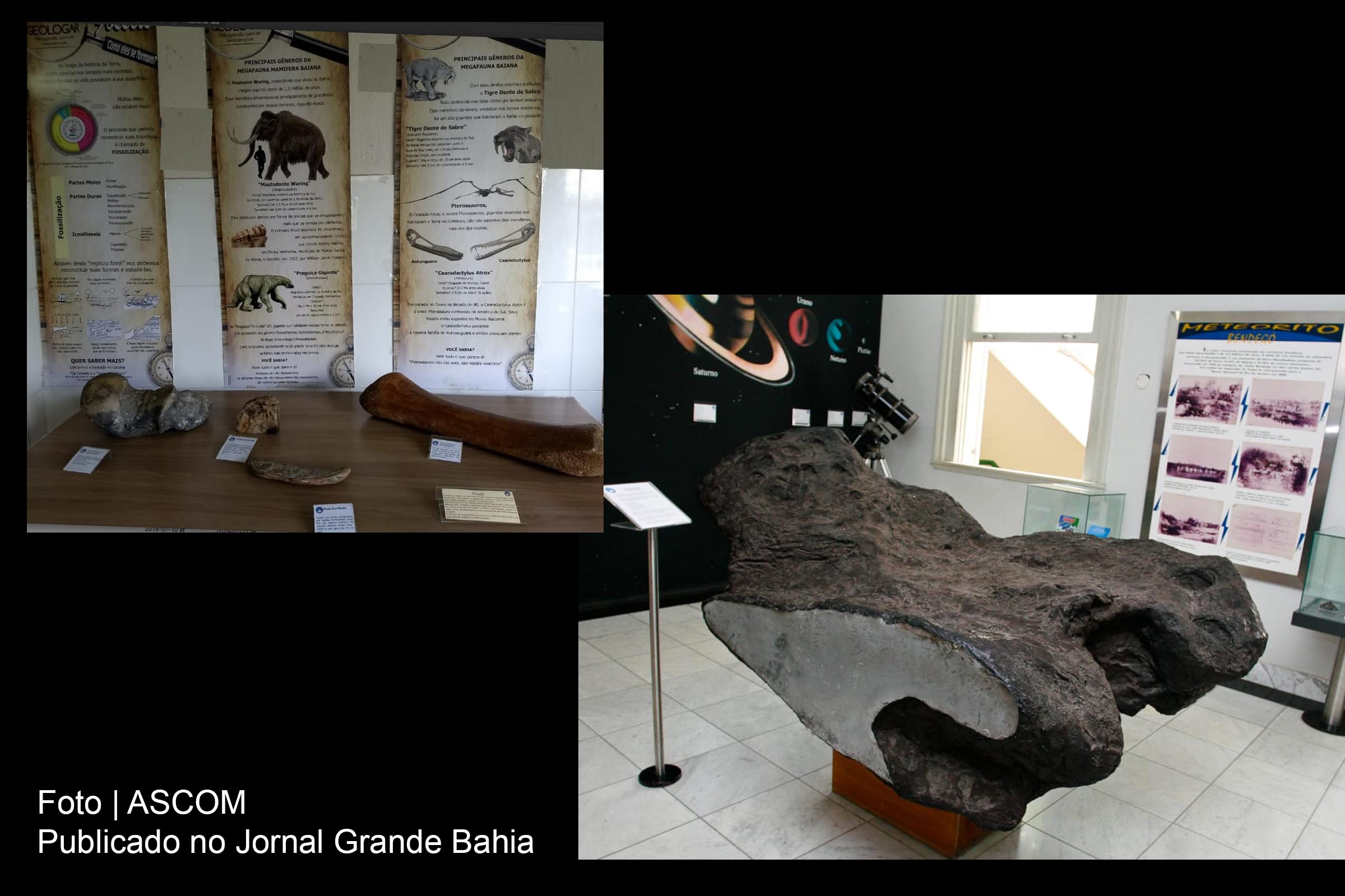 Mostra itinerante do Museu Geológico da Bahia ocorre em Sapeaçu