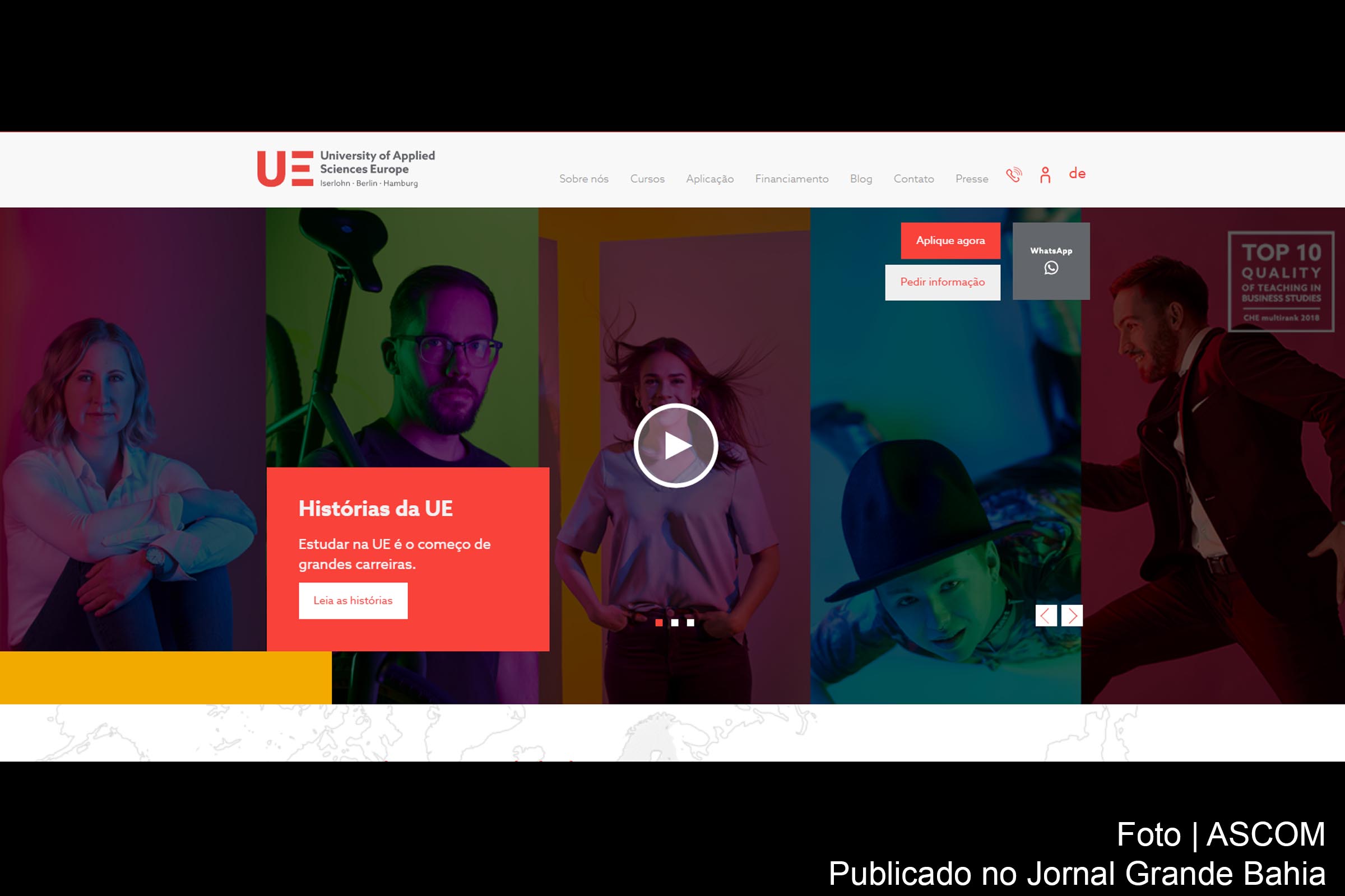 Universidade de Ciências Aplicadas da Europa tem sede em em Iserlohn, Berlim, Hamburgo.