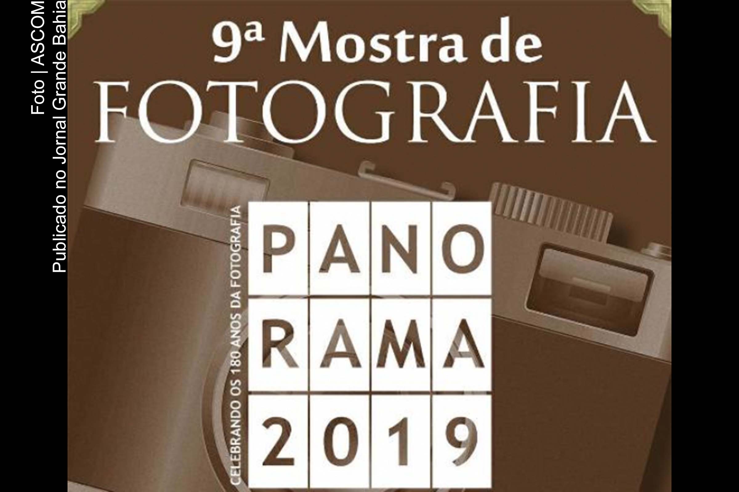 Cartaz anuncia 9ª Mostra de Fotografia Panorama.