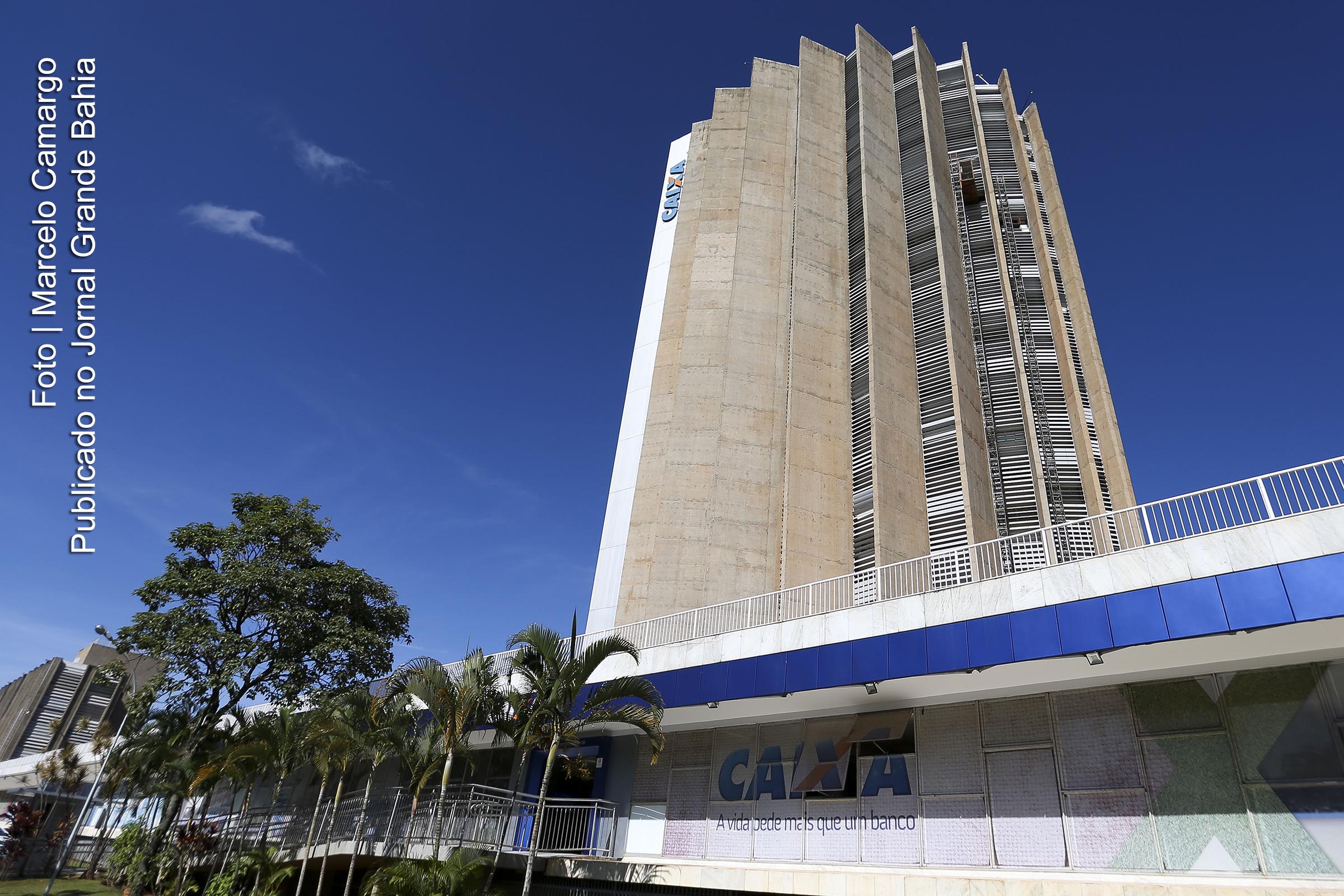 Edifício-sede da Caixa Econômica Federal, em Brasília.