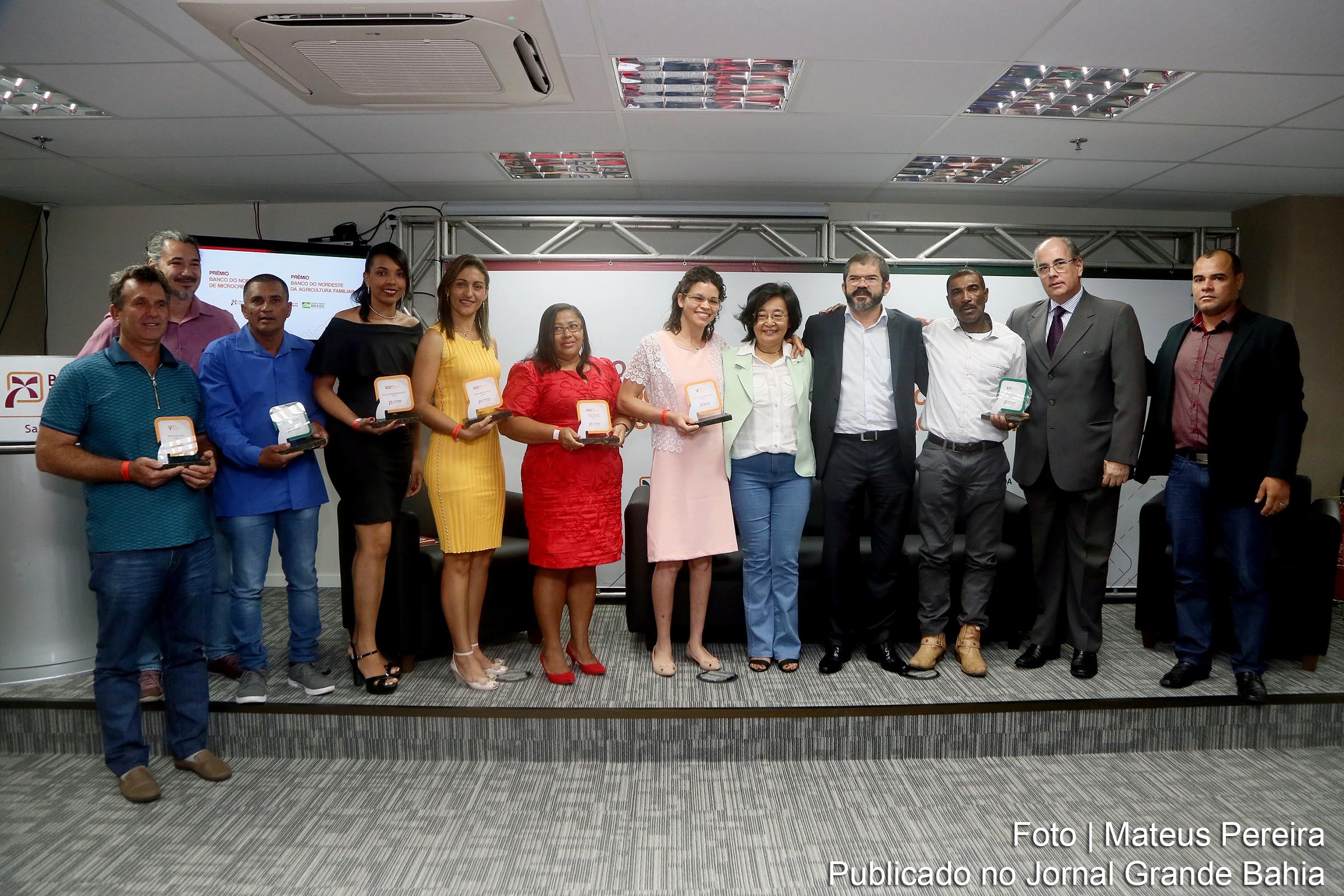 Empreendedores e autoridades presentes ao XIII Prêmio Banco do Nordeste de Microcrédito e V Prêmio Banco do Nordeste da Agricultura Familiar.