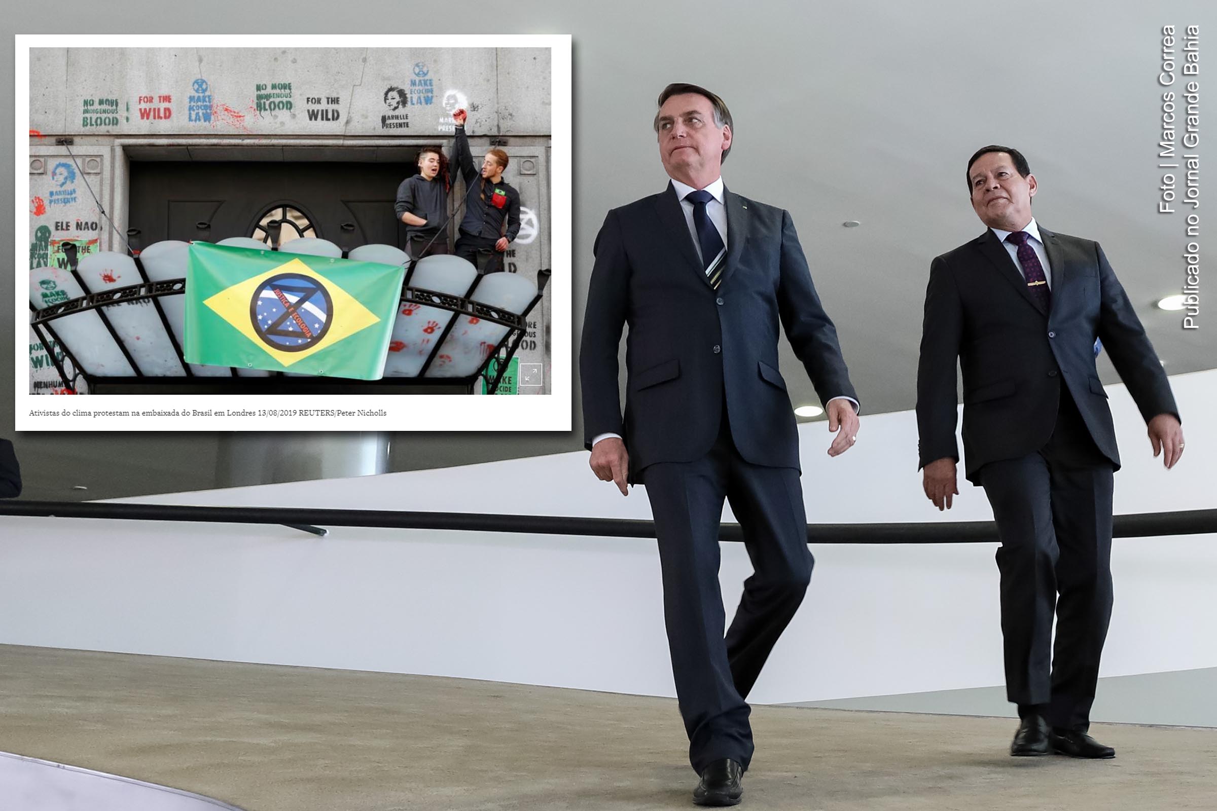 Governo Bolsonaro gera ódio ao Brasil em manifestações ao redor do mundo.