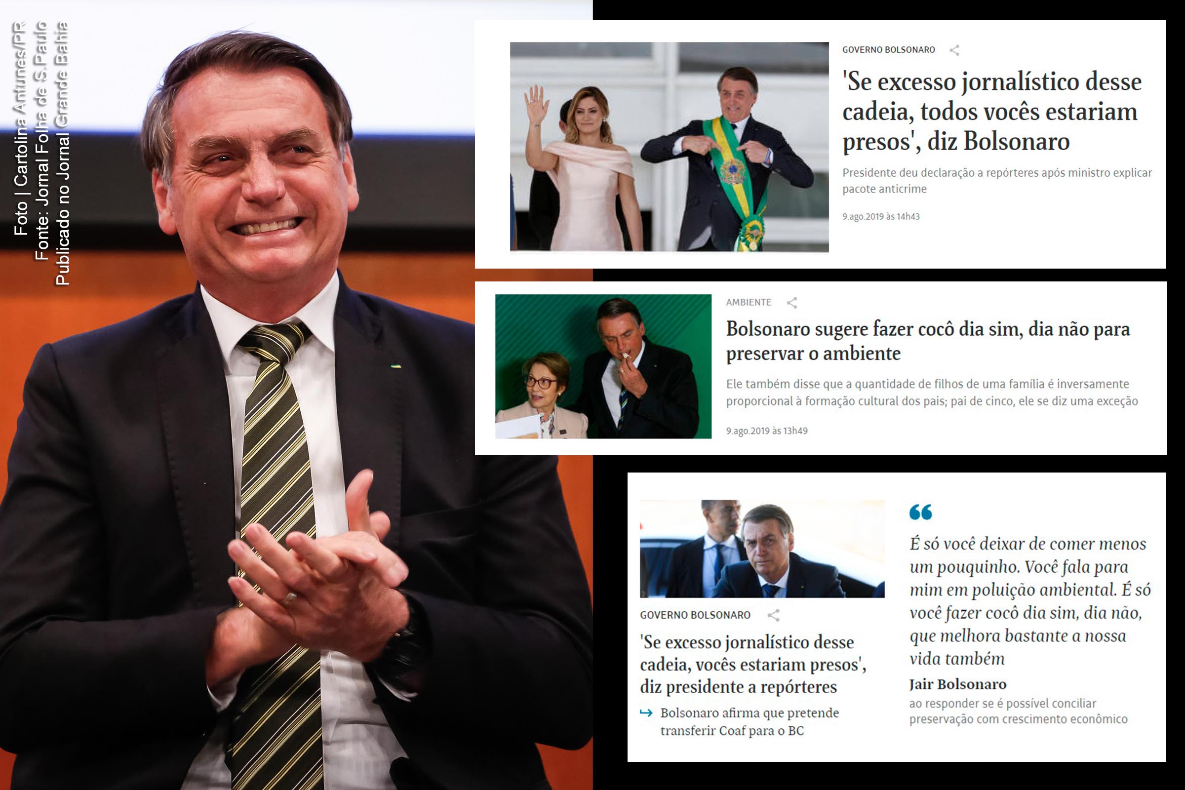 Jair Bolsonaro e a evidência de um néscio na presidência da República. Governo acumula retrocessos na economia, meio ambiente, educação, saúde e direitos sociais.