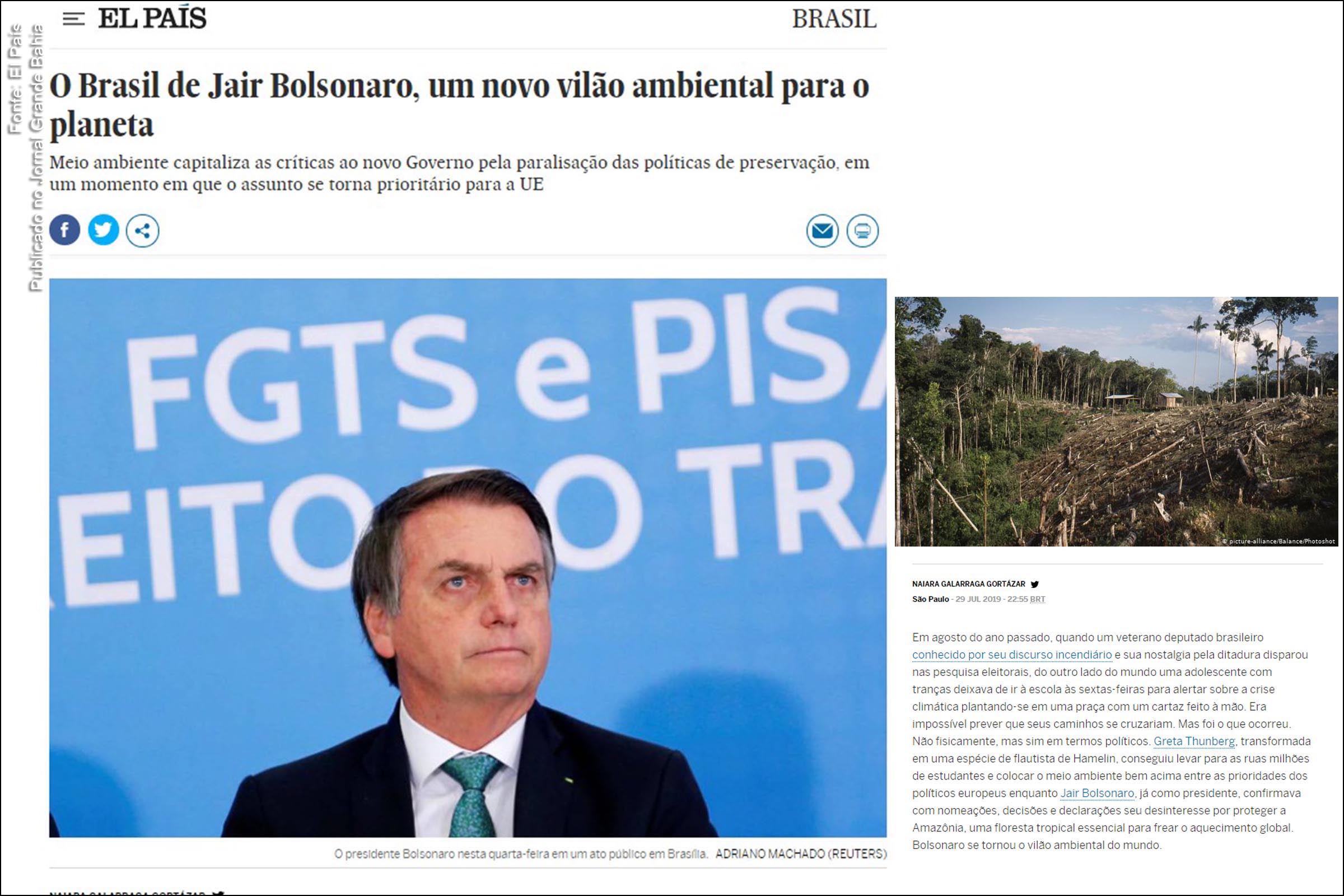 Juristas preparam denúncia contra Jair Bolsonaro por ecocídio; Presidente do Brasil é responsável por política de degradação que levou ao genocídio de parte do ecossistema da Floresta Amazônica